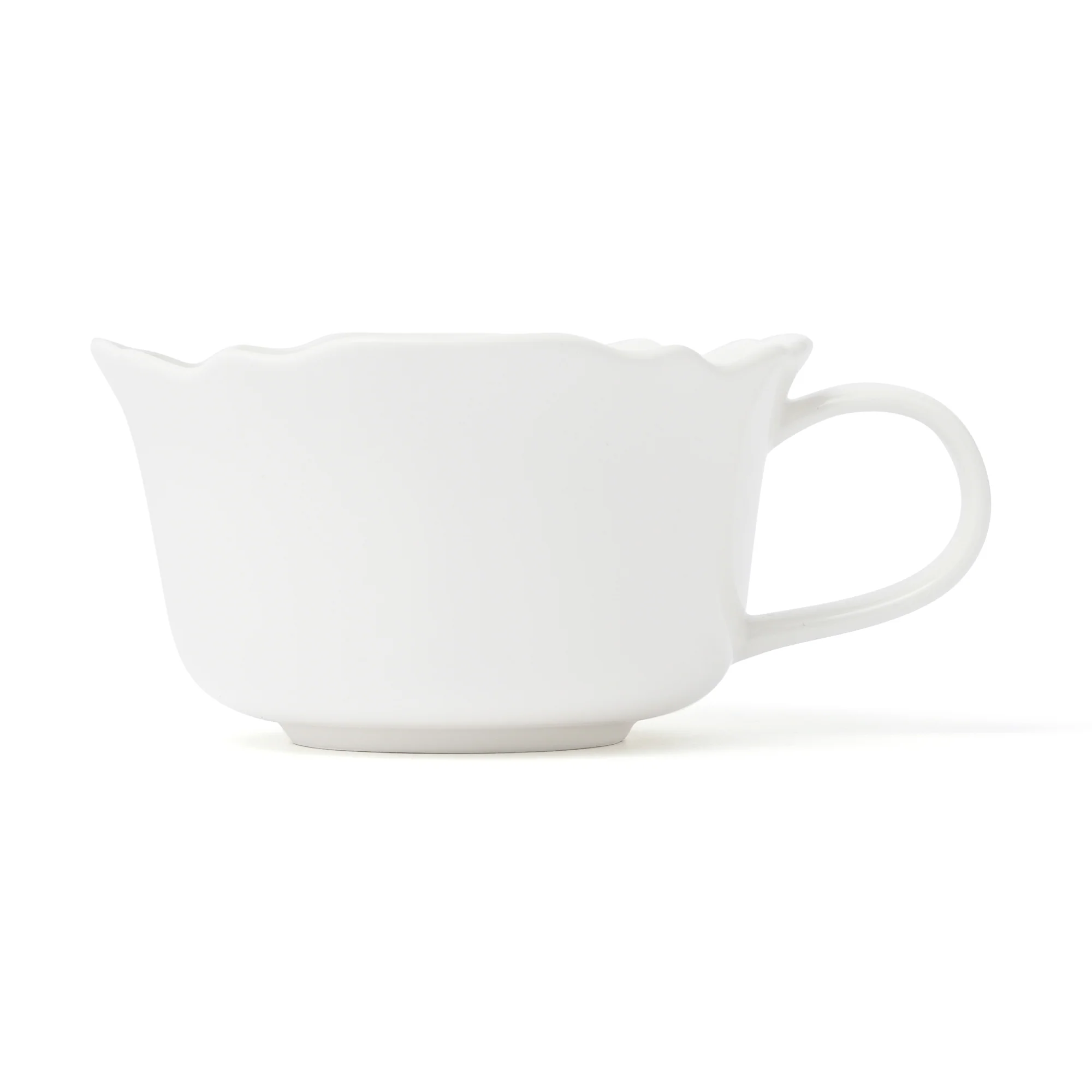 フラワーリム スープカップ アイボリー - Image 2