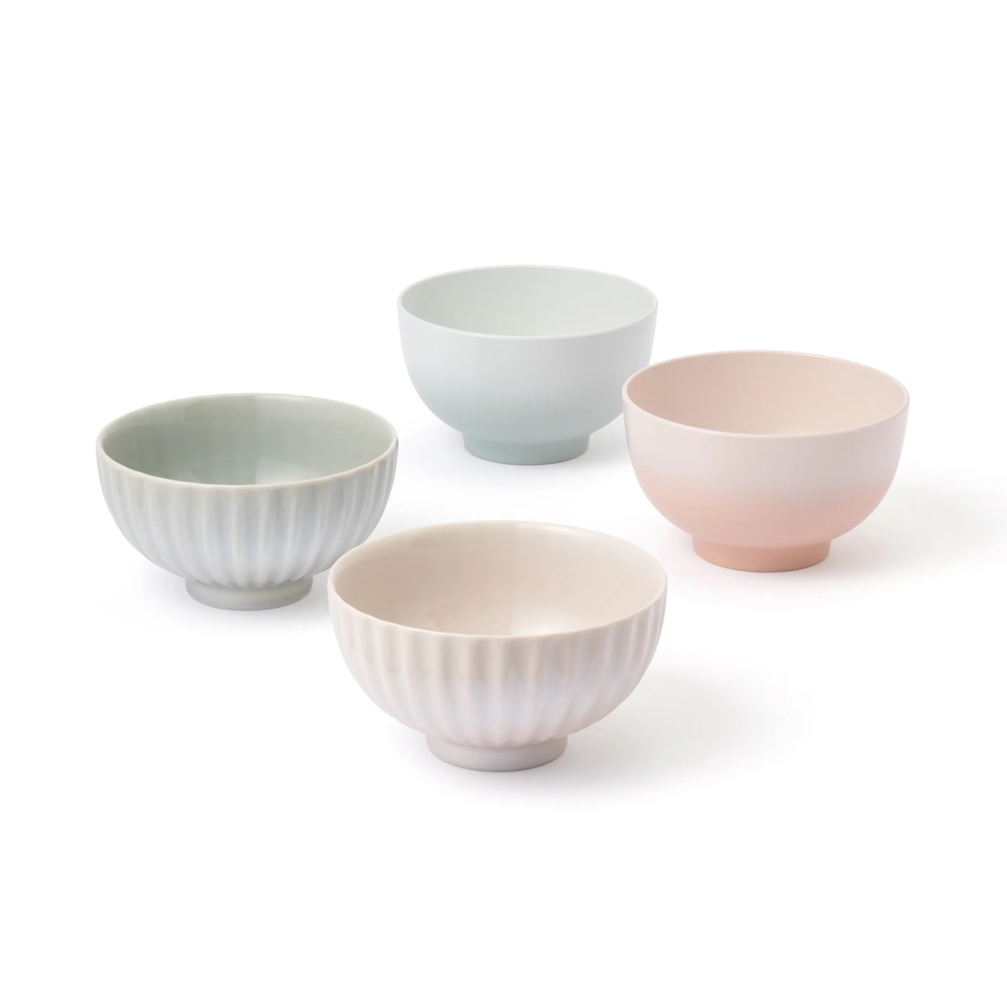 ペアギフト 茶碗＆汁椀セット フラワー - Image 3