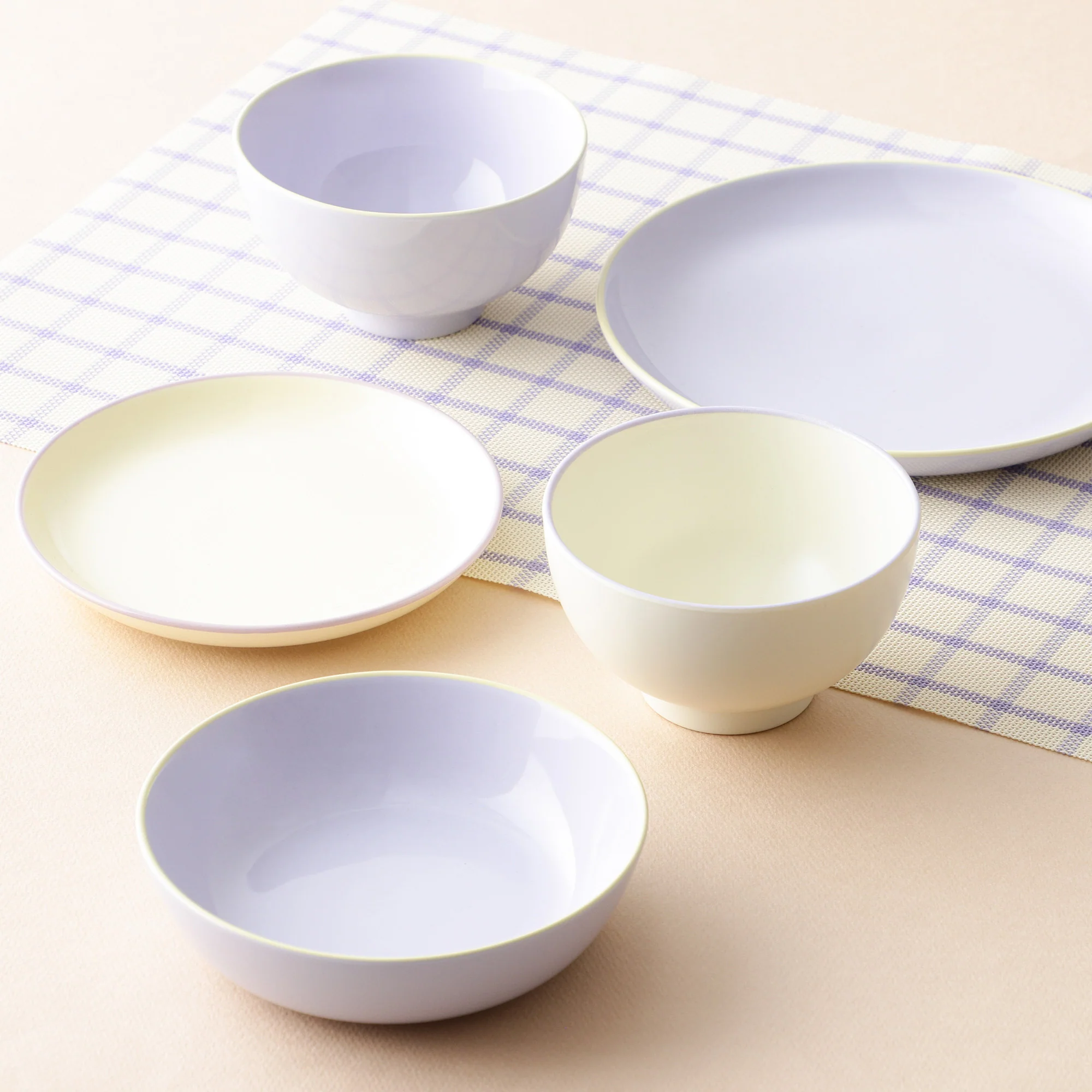 オルディカラフル しっかりごはん 食器5点セット パープル - Image 6