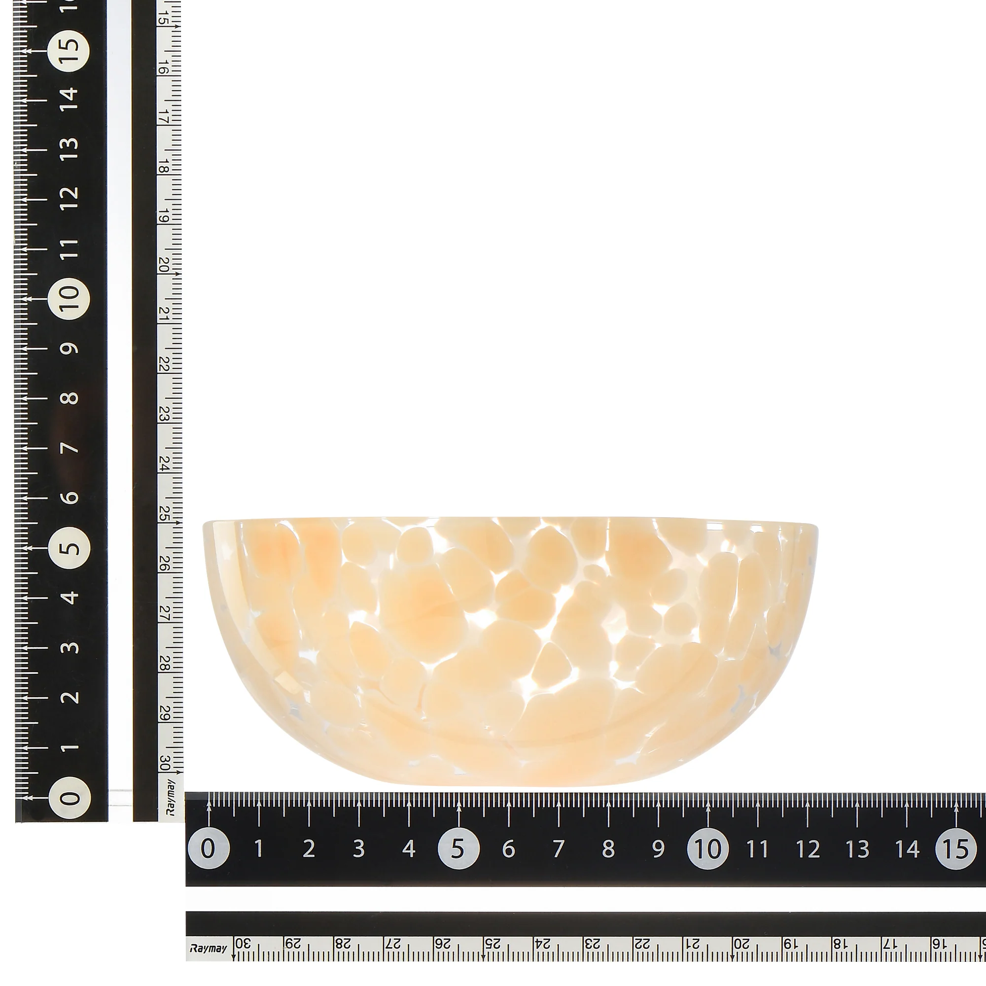 ドットパターン ガラスボウル S オレンジ - Image 6