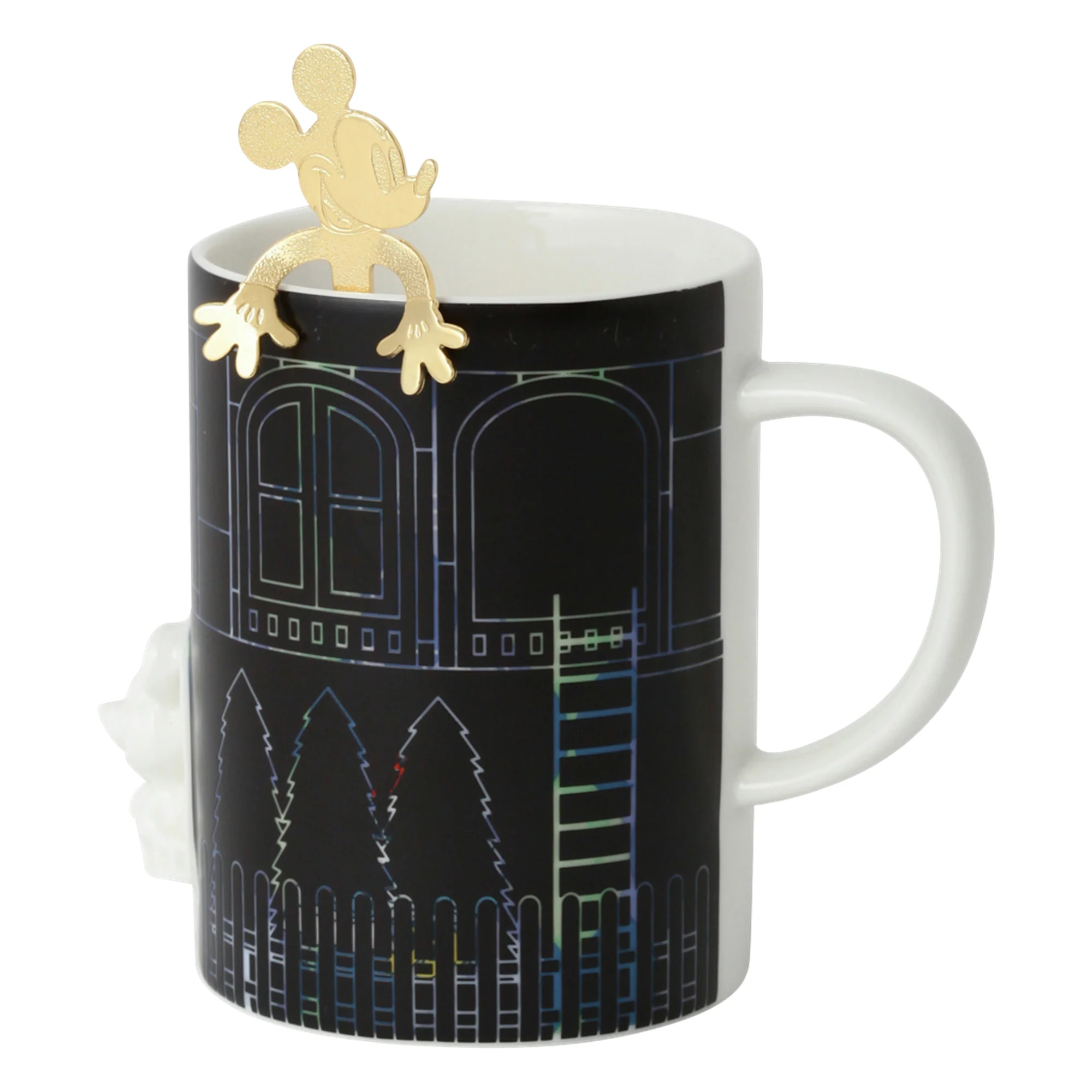 ディズニー ミッキー コーヒースプーン ゴールド - Image 3