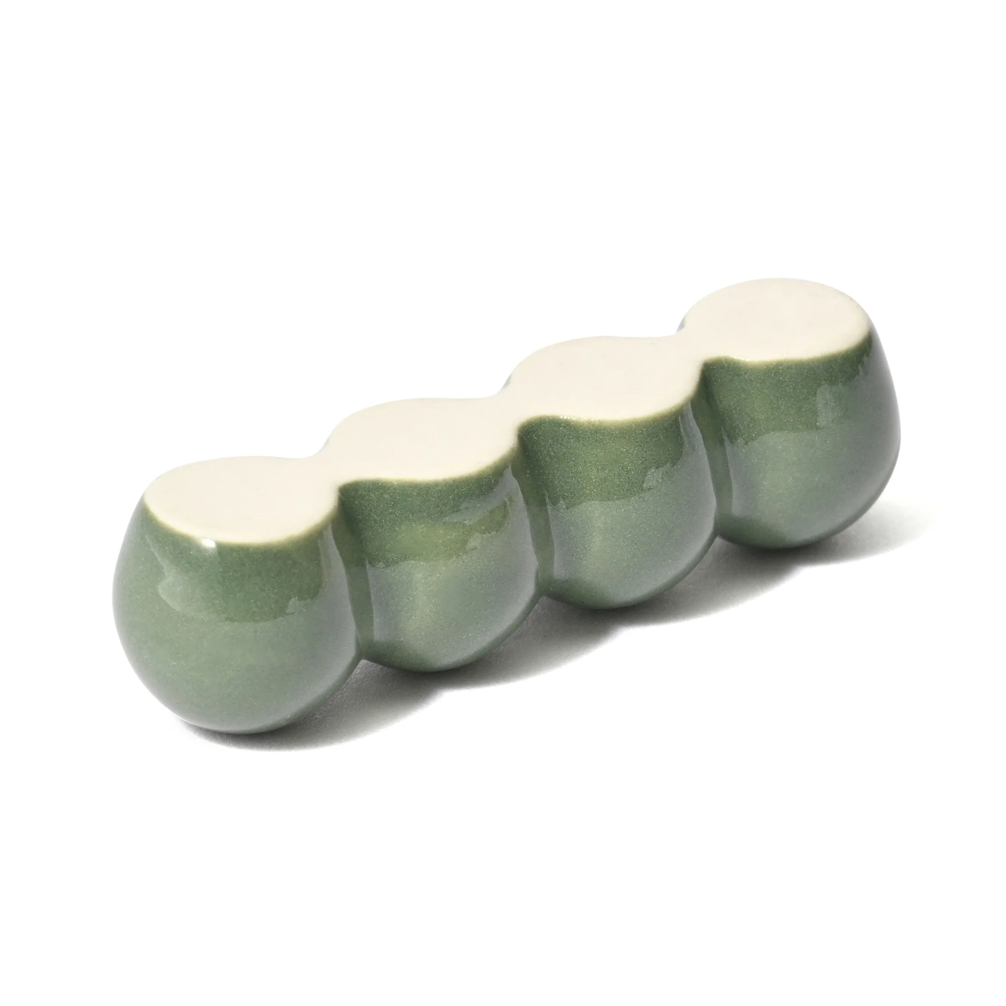 箸置き 2個セット ポンポン グリーン - Image 4