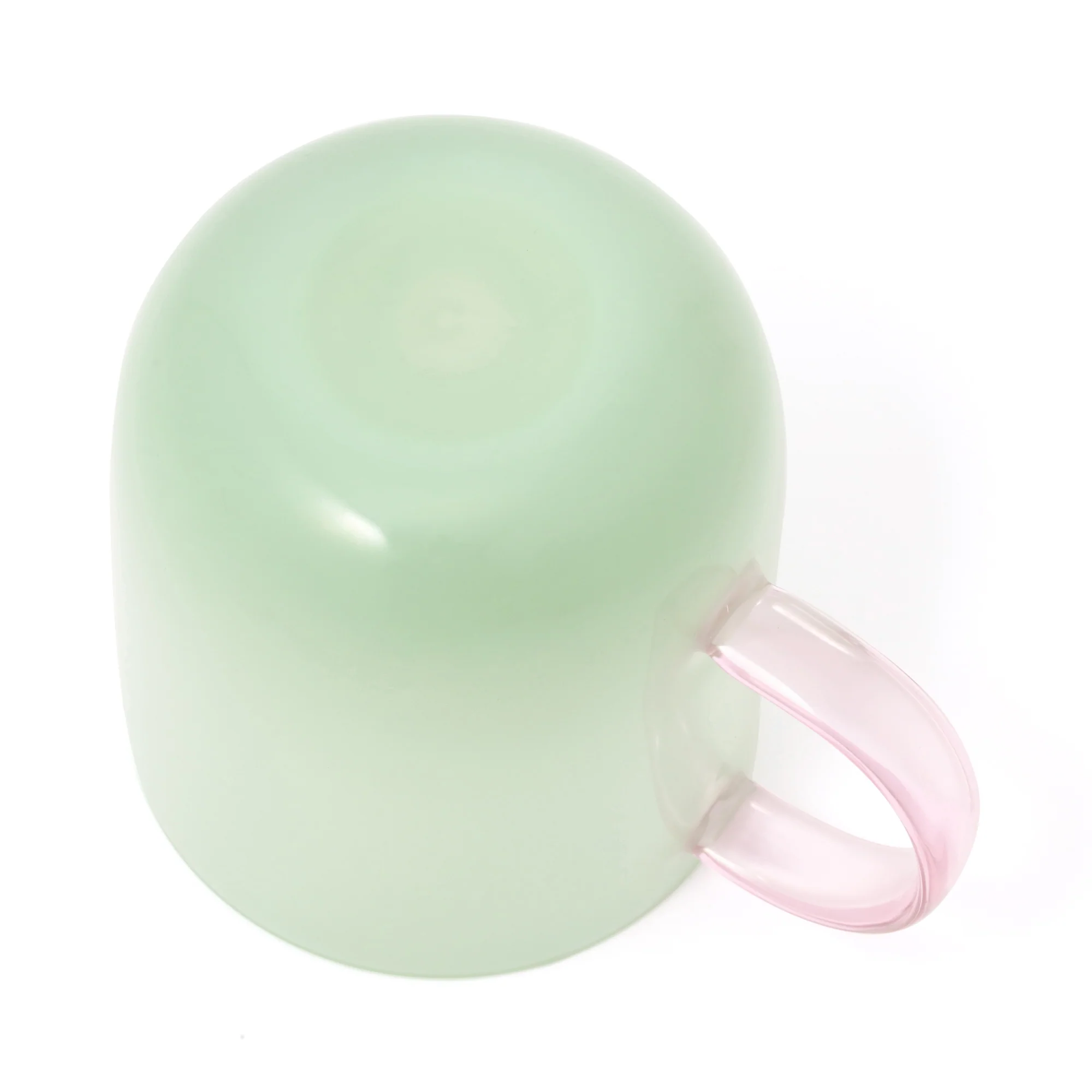 乳白耐熱グラスマグ グリーン - Image 6