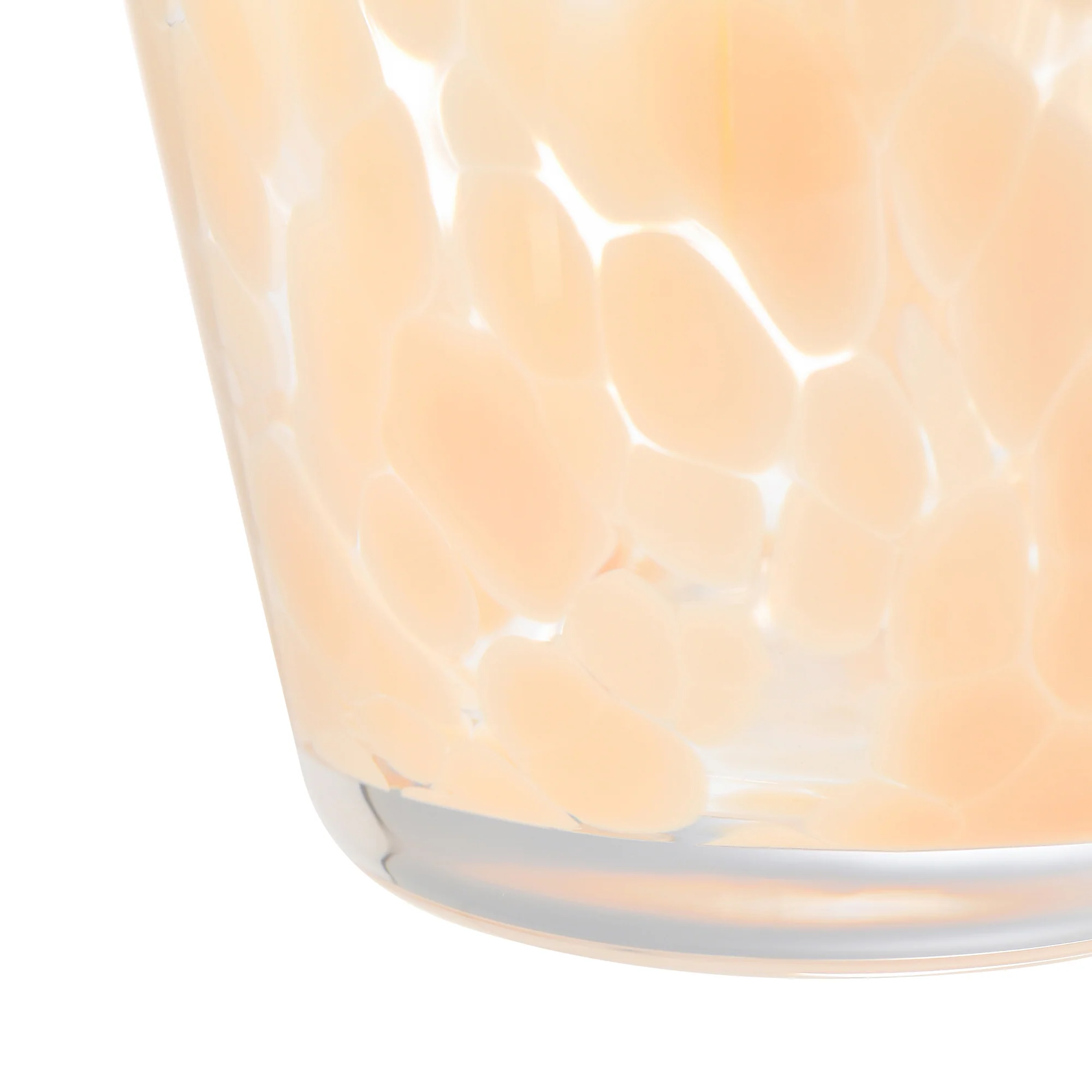 ドットパターン ガラスカップ オレンジ - Image 4
