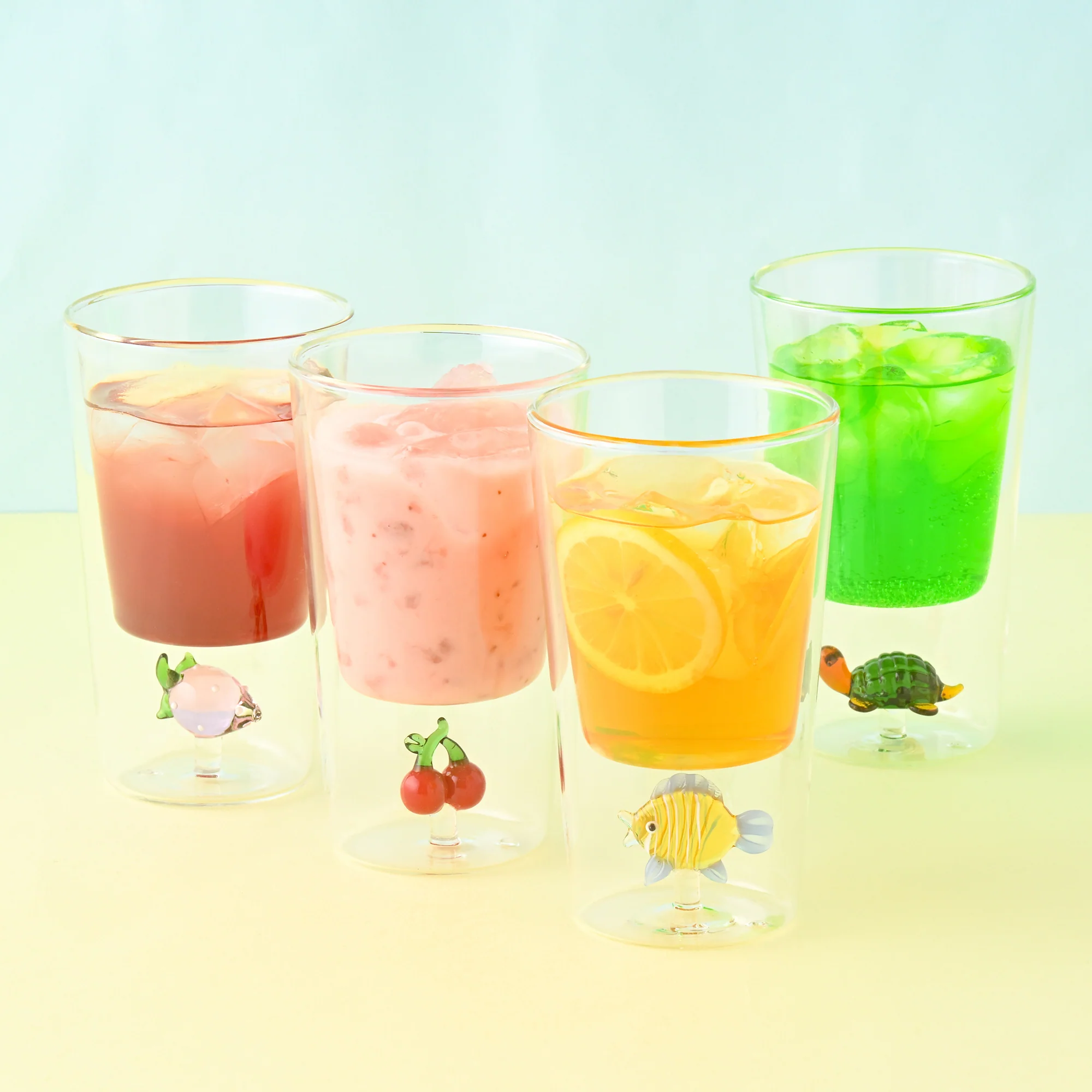 モチーフ ダブルウォールグラス いちご - Image 2