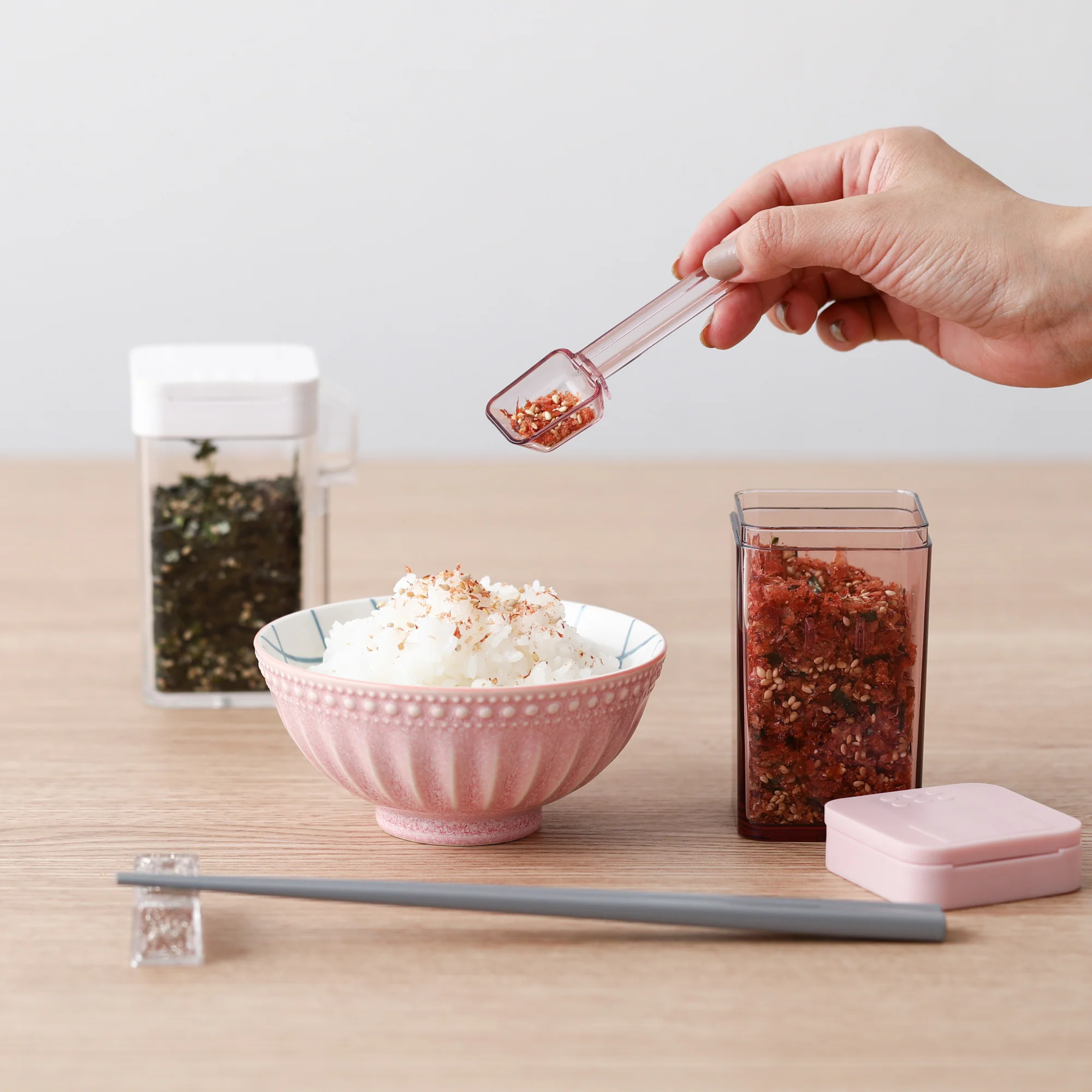 小麦粉＆スパイスボトル ホワイト - Image 4