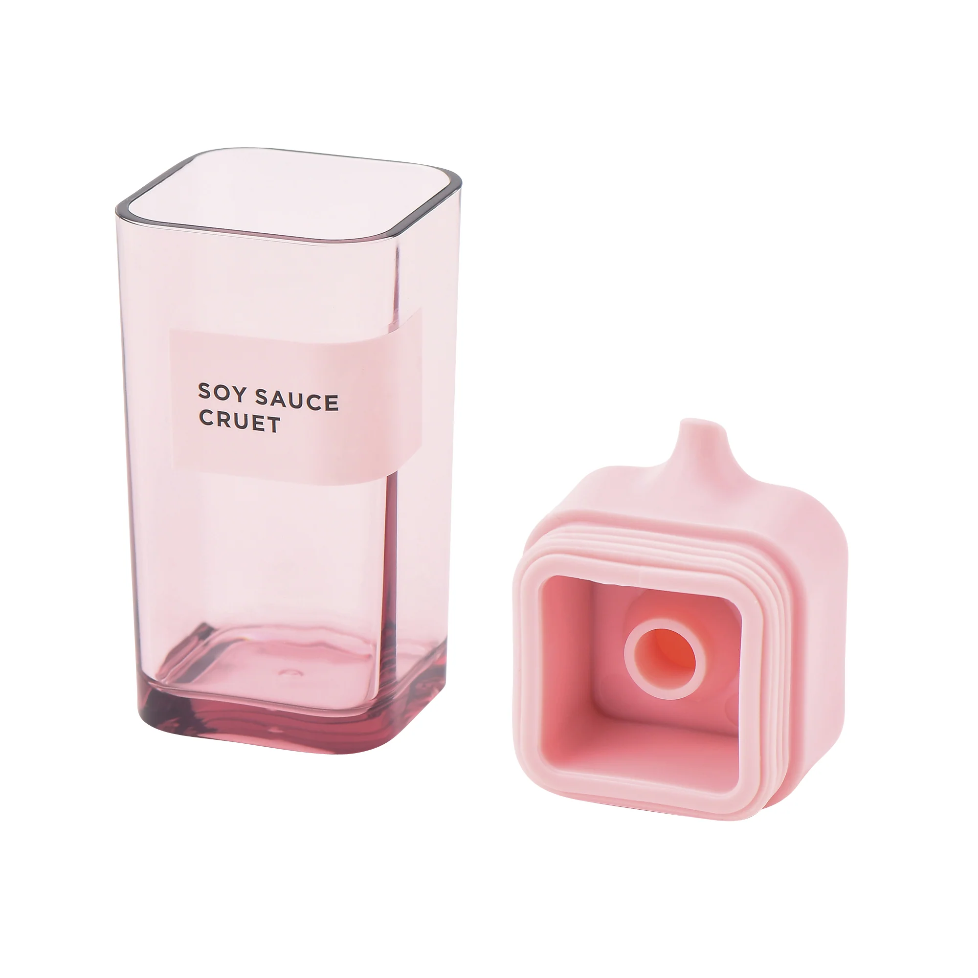 プッシュ式醤油差し ピンク - Image 4