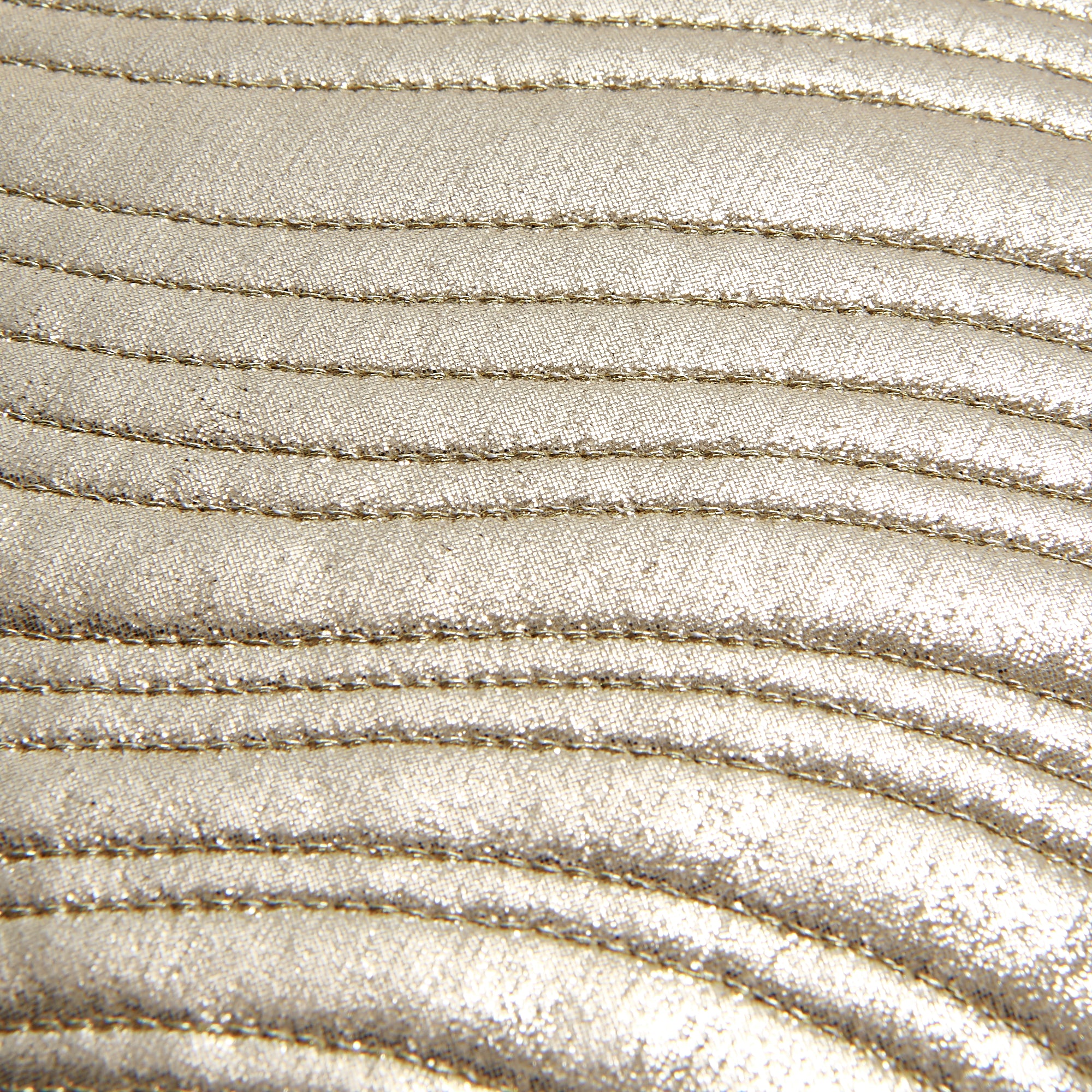 メタリックキルト クッションカバー 450×450 ゴールド （A-012） - Image 5