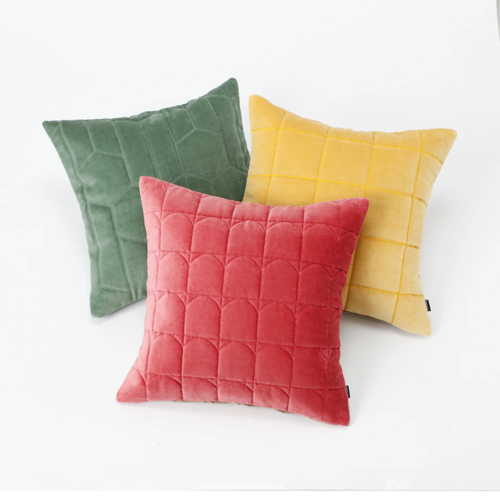 キカキルト クッションカバー 450×450 レッド（A-115） - Image 7