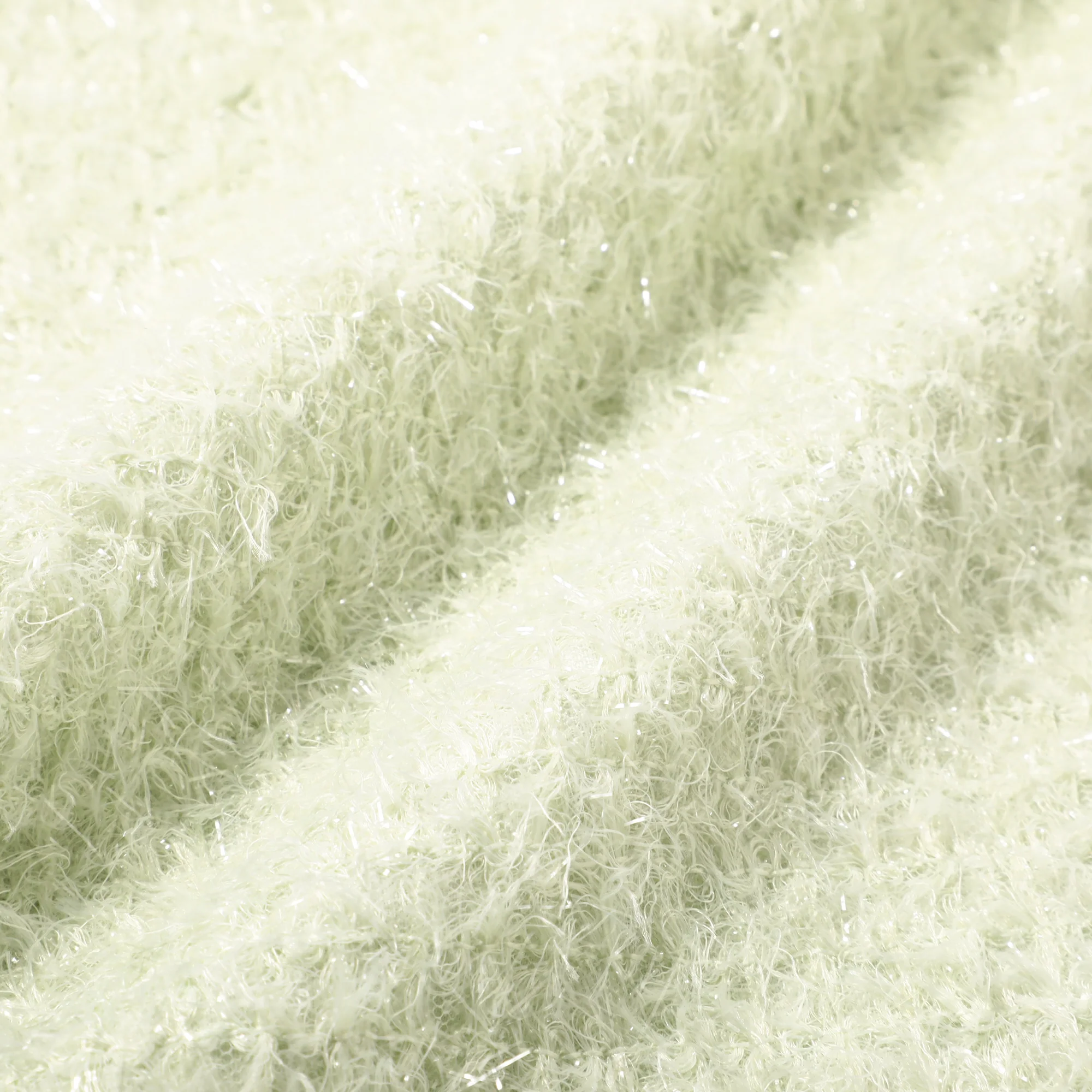ファンシーグリッド クッションカバー 450×450 ライトグリーン（A-053） - Image 6