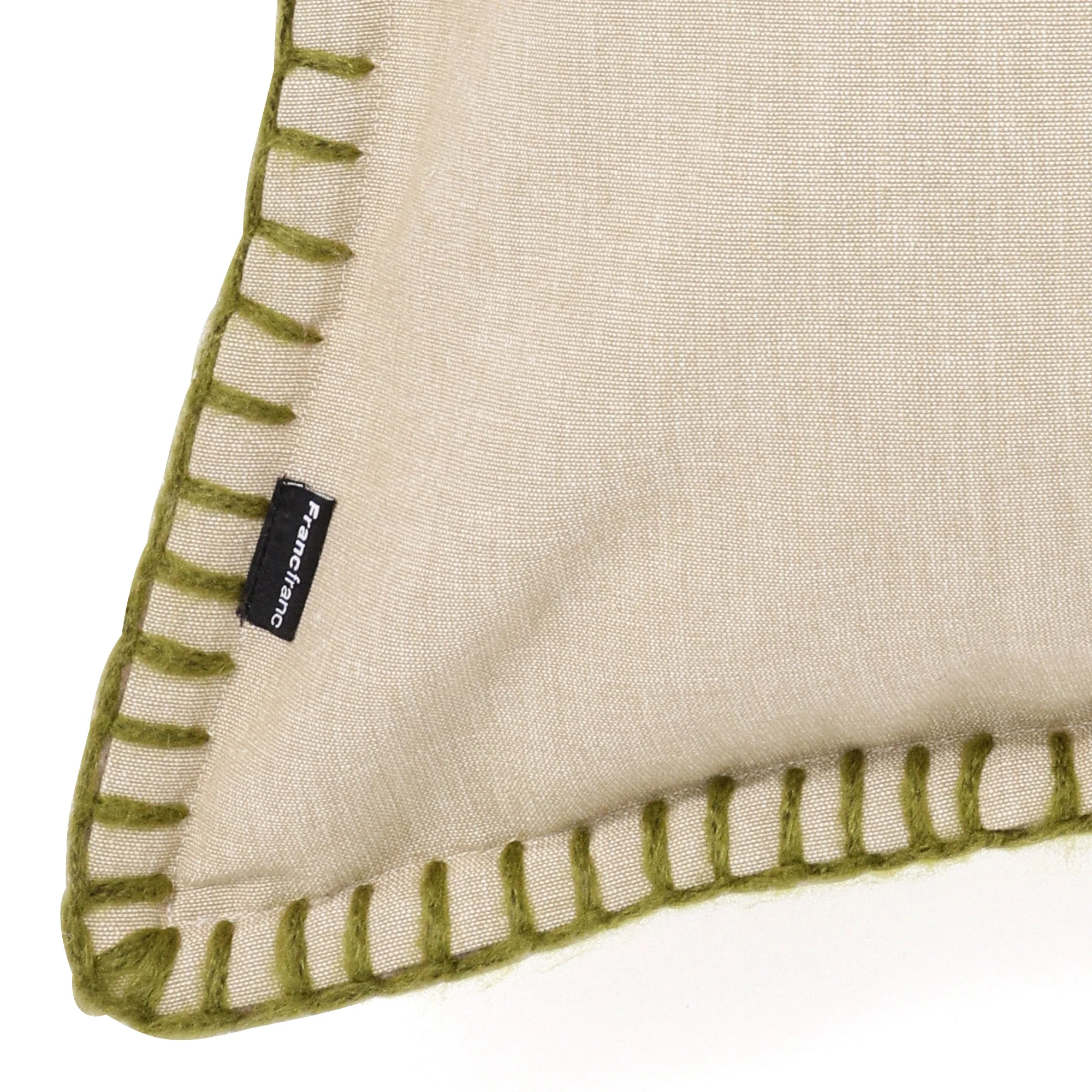モヘアライクステッチ クッションカバー 45×45 グレージュ（075） - Image 5