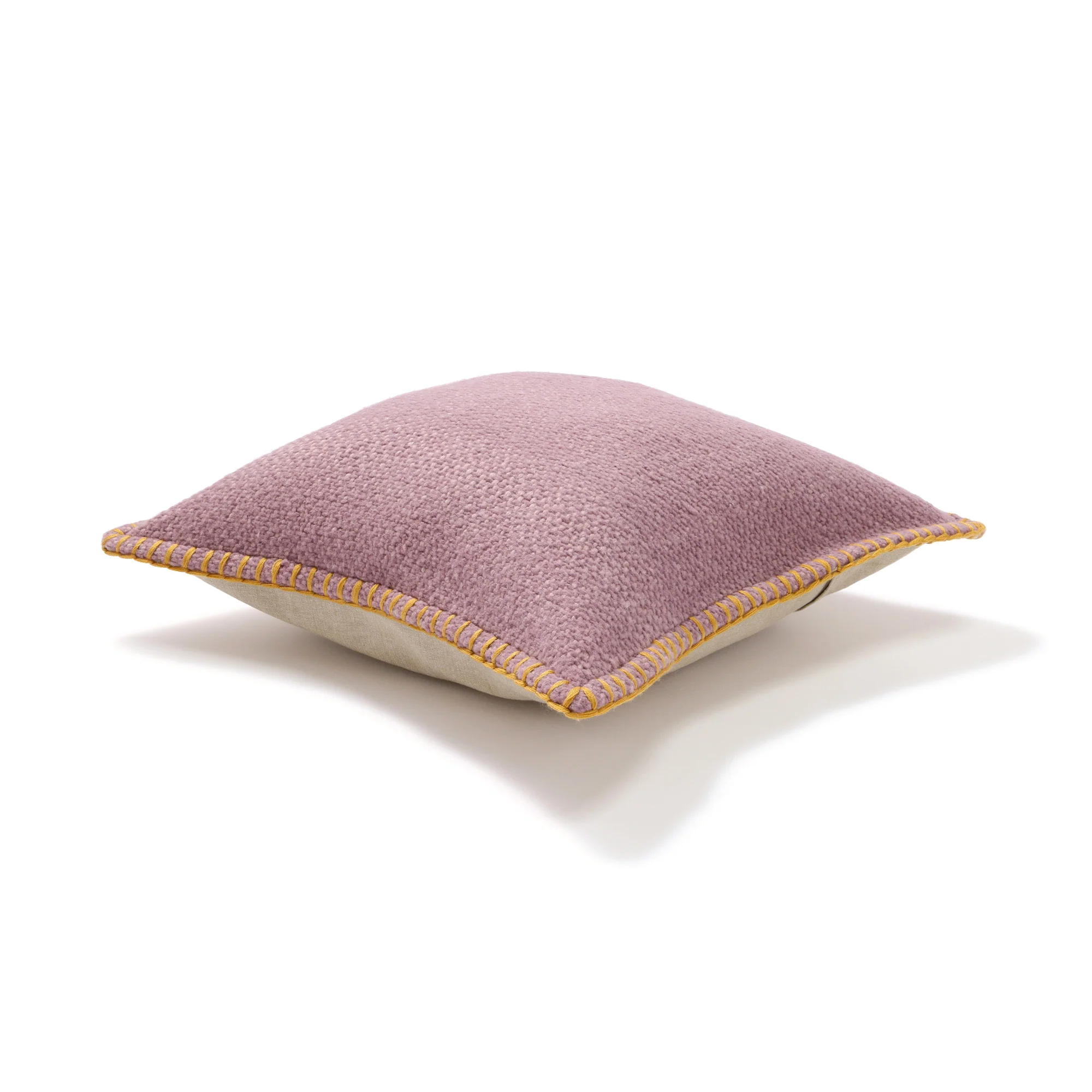ソリッドステッチ クッションカバー 45×45 パープル（076） - Image 3
