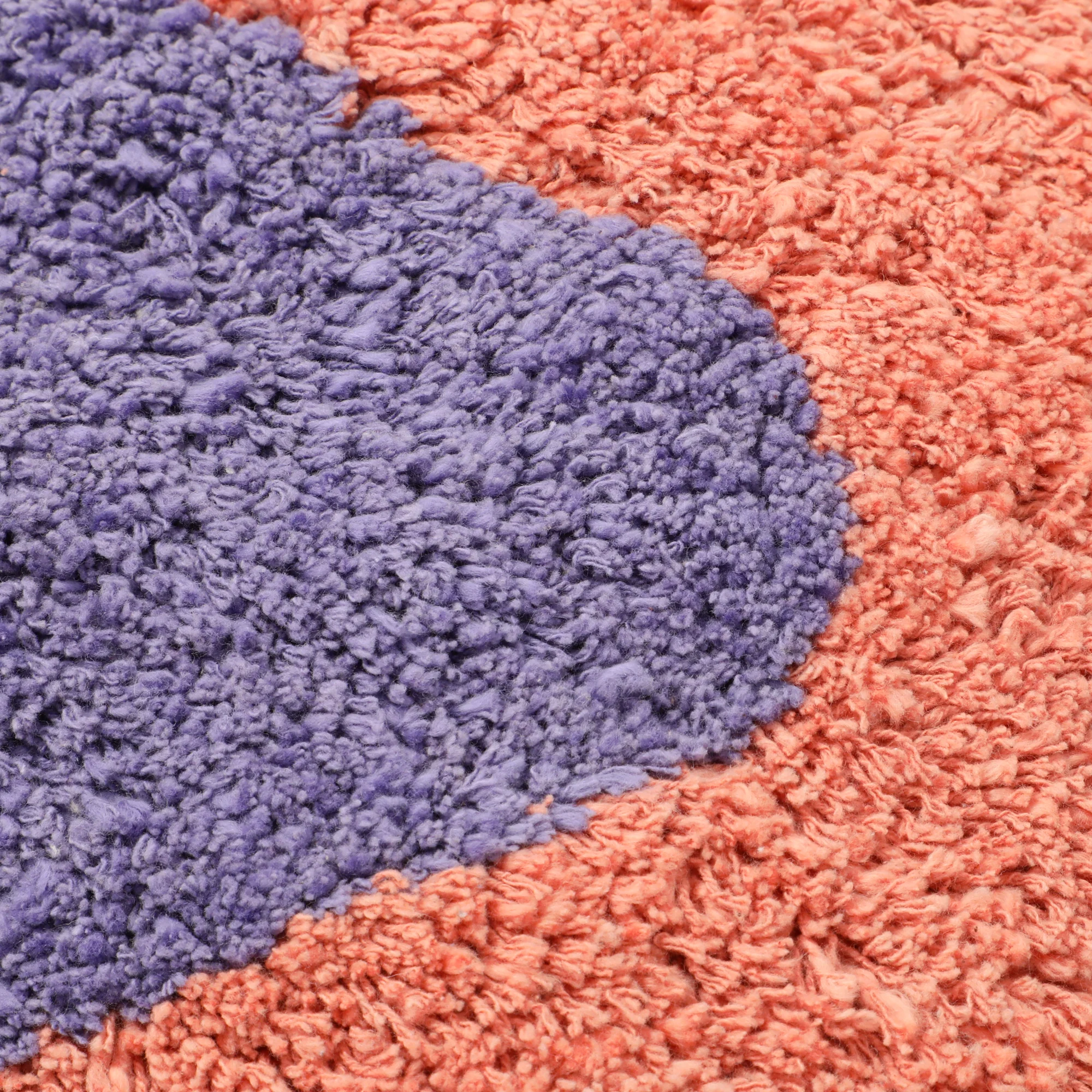 タフトドローイング  クッションカバー 45×45 オレンジ（C-059） - Image 6