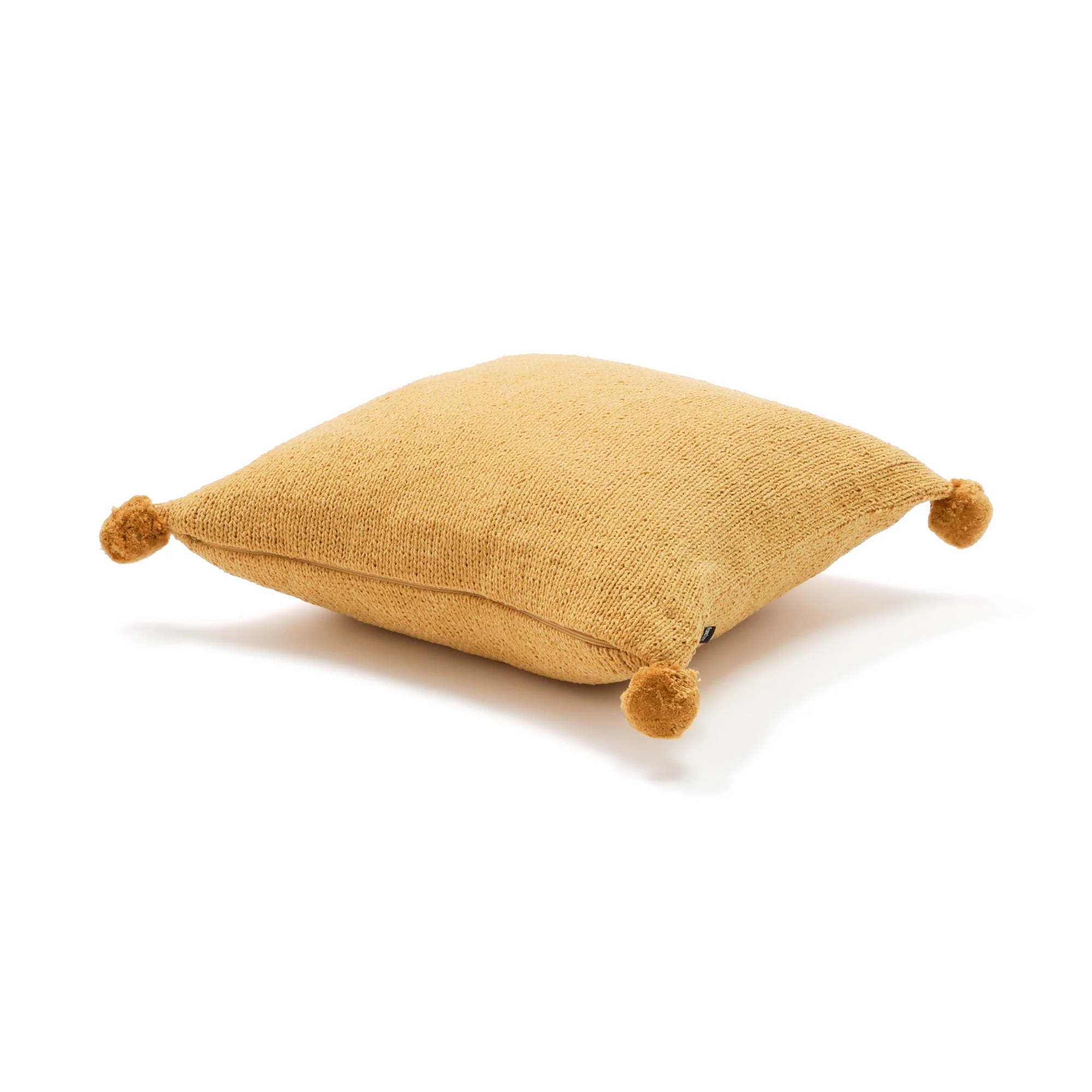 ポンポンニット クッションカバー 45×45 イエロー（060） - Image 5