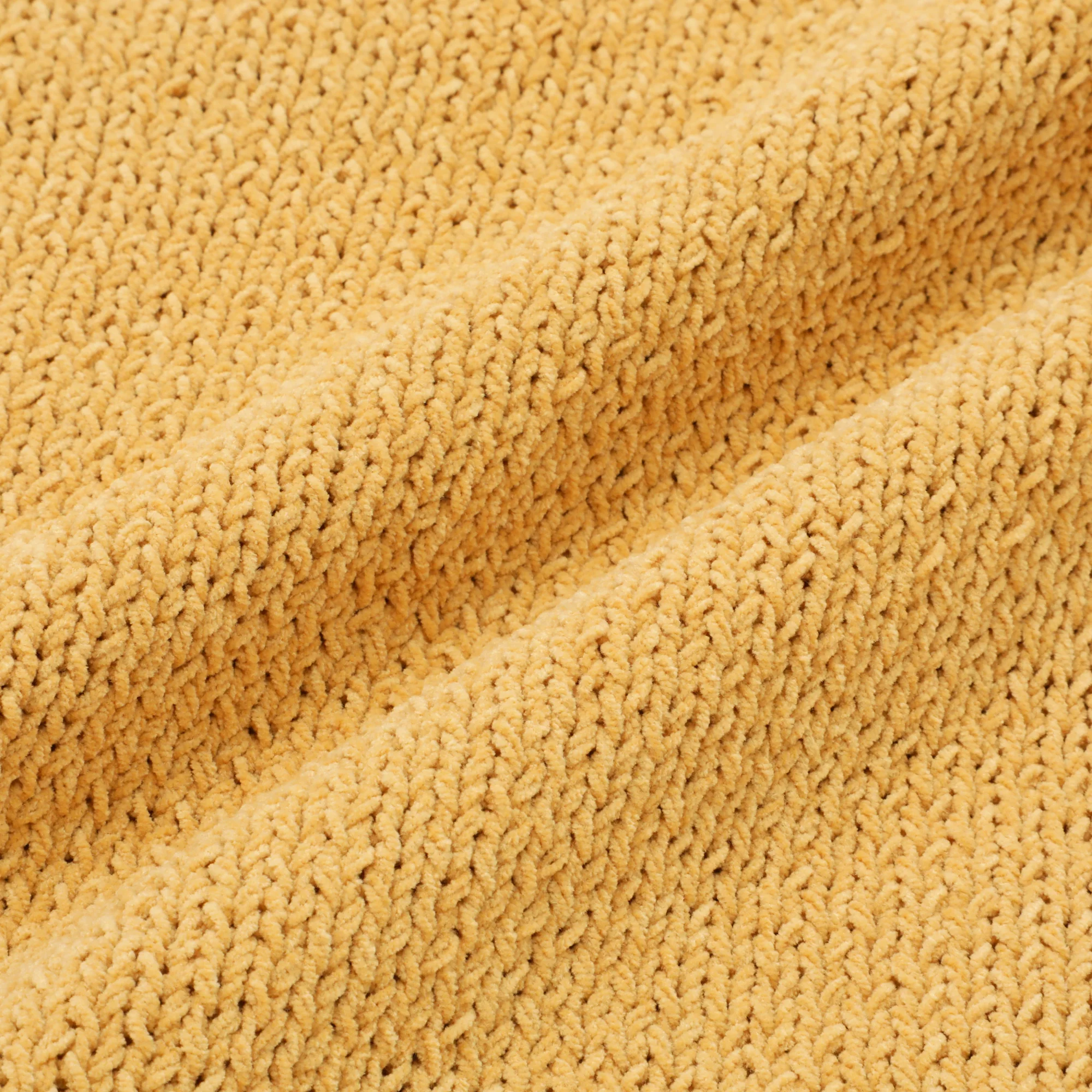 ポンポンニット クッションカバー 45×45 イエロー（060） - Image 6