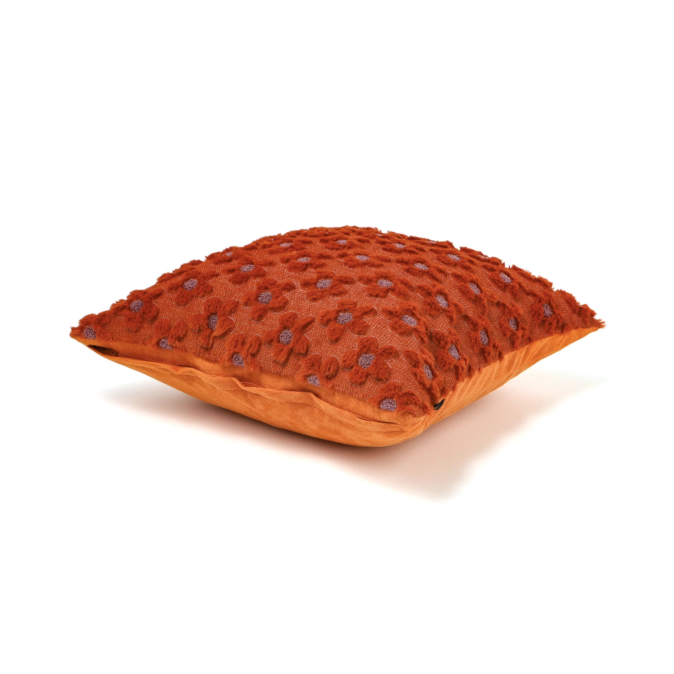ファー  クッションカバー 45×45 オレンジ（L-050） - Image 5