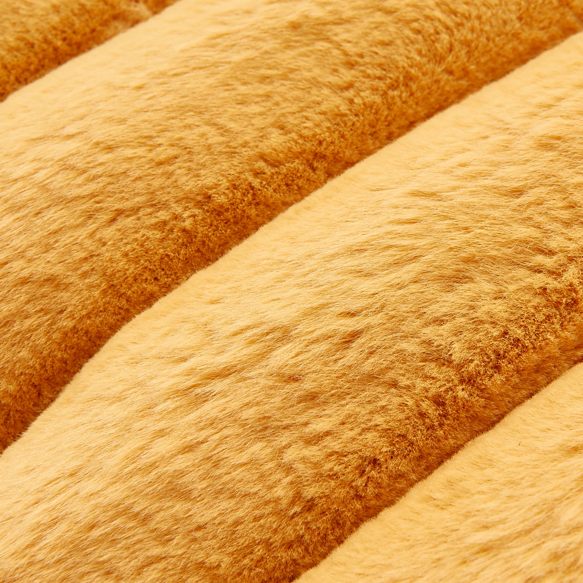 ファー クッションカバー 45×45 イエロー（J-003） - Image 5