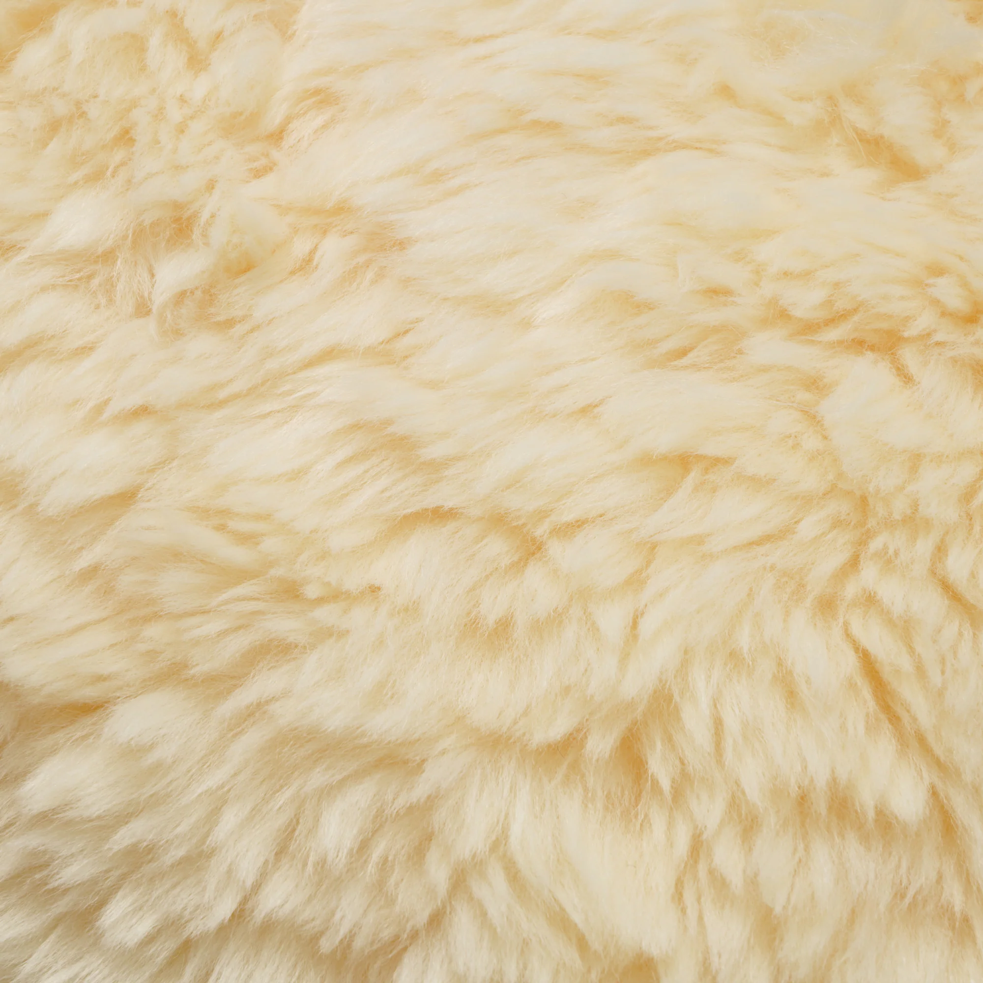 ファー  クッションカバー 45×45 ライトイエロー（O-067） - Image 6