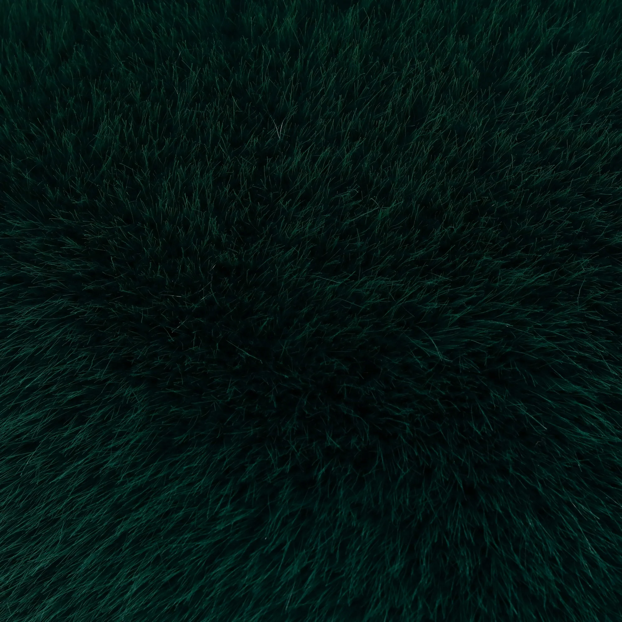 ファー クッションカバー 450×450 ダークグリーン（P-101） - Image 6
