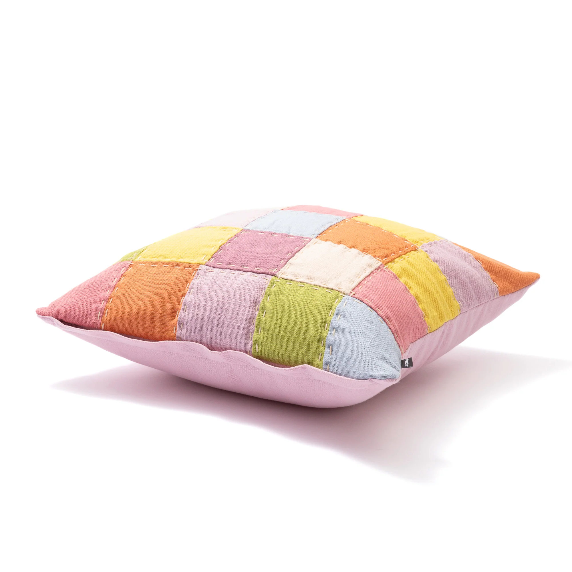 スクエアパッチワーク クッションカバー 450×450 マルチ（089） - Image 5