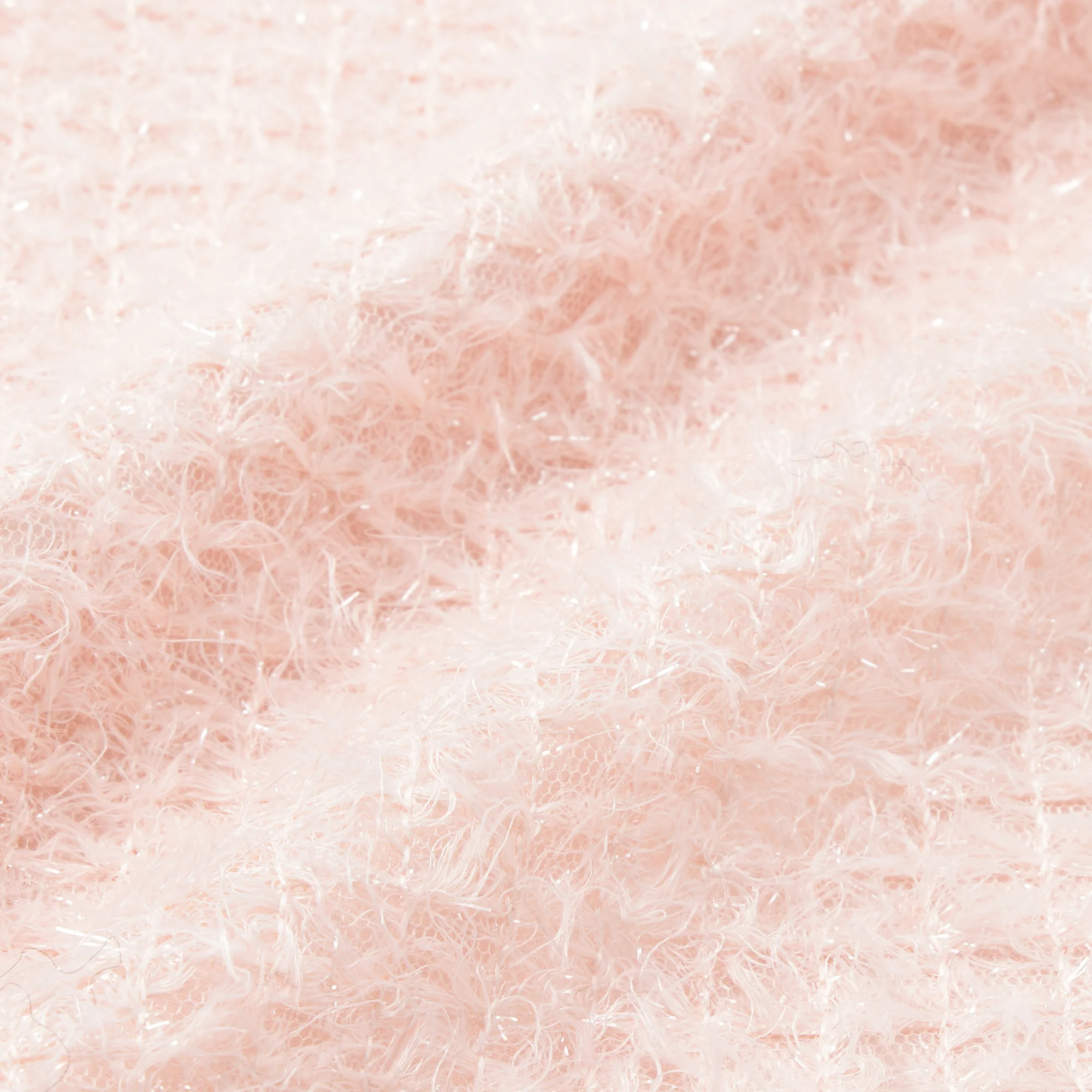 フェミニンツイード クッションカバー 450×450 ピンク（077） - Image 3