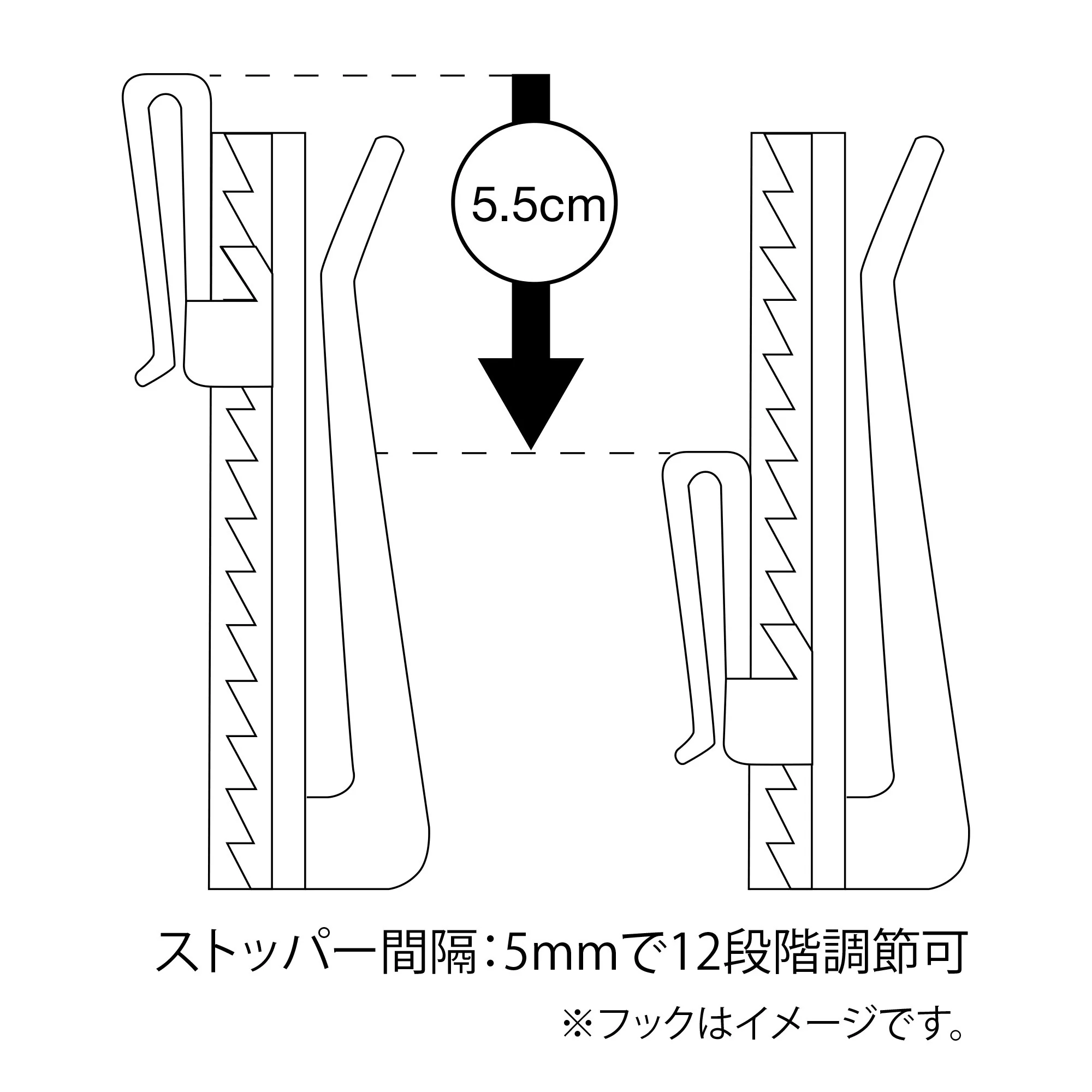 スペイシア カーテン ホワイト H2000×W1000（ドレープ/既製） - Image 7