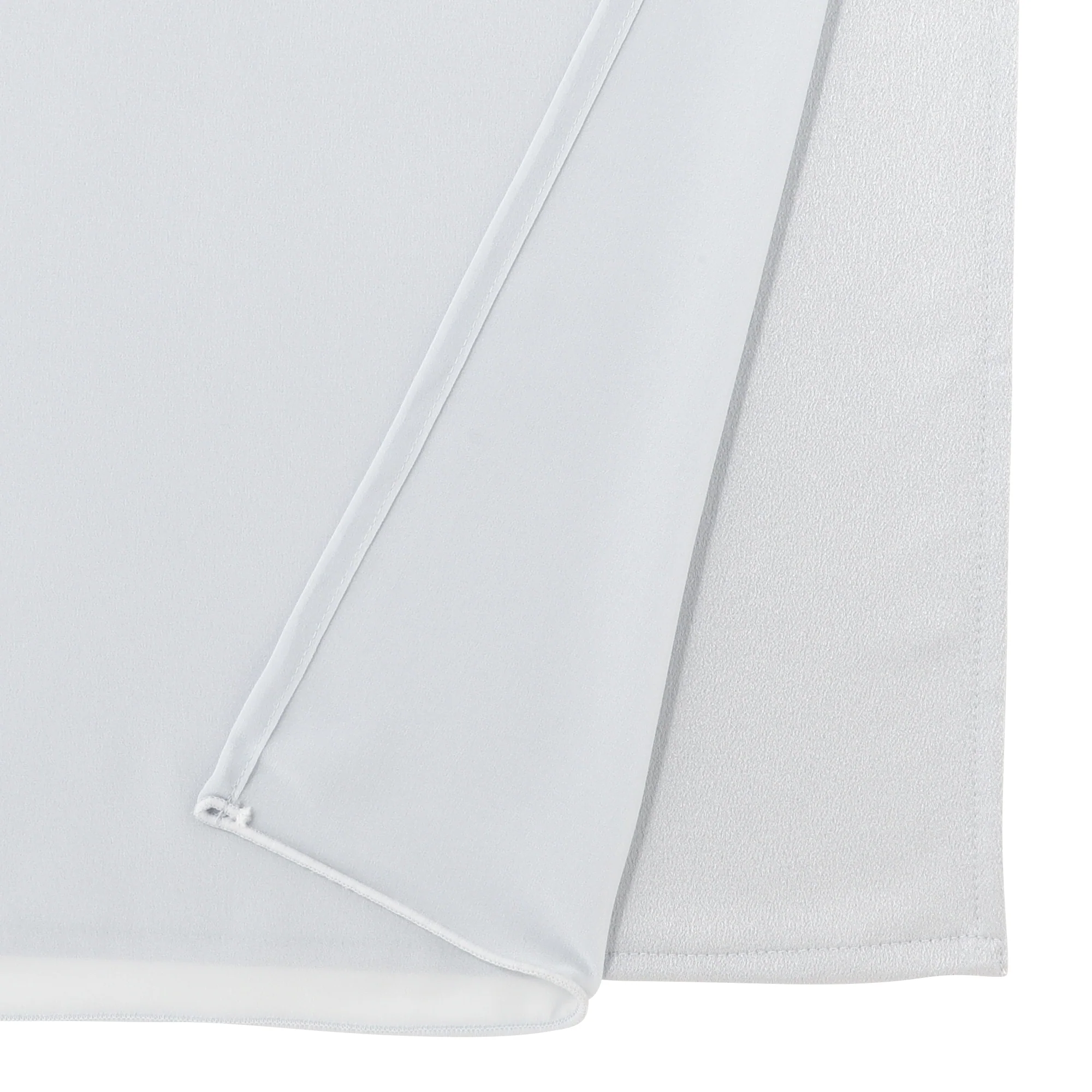 フリルバランス ダブルカーテン H1780×W1000 ライトブルー - Image 4