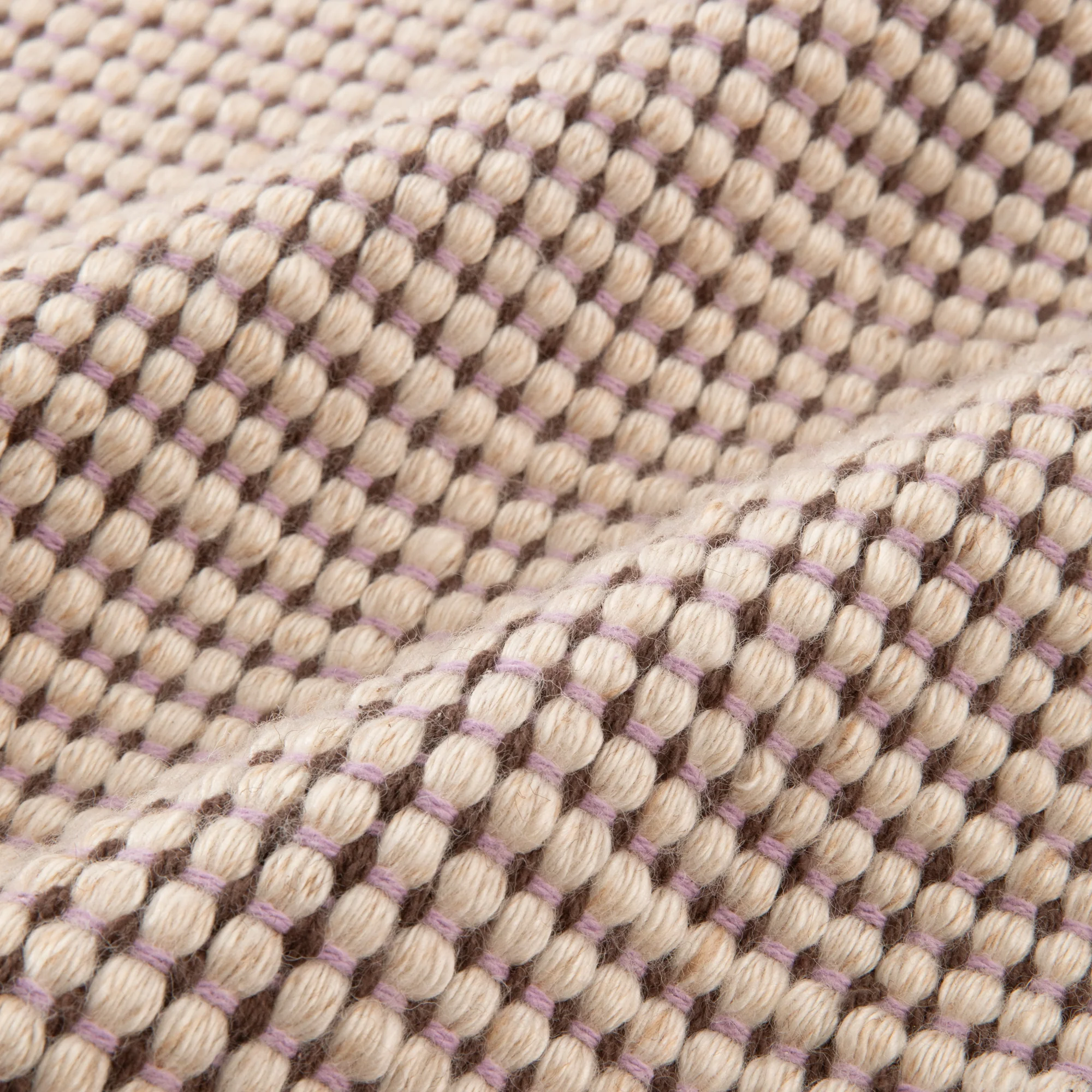 ナトゥ ラグ M 2000×1400 ブラウン×パープル - Image 4