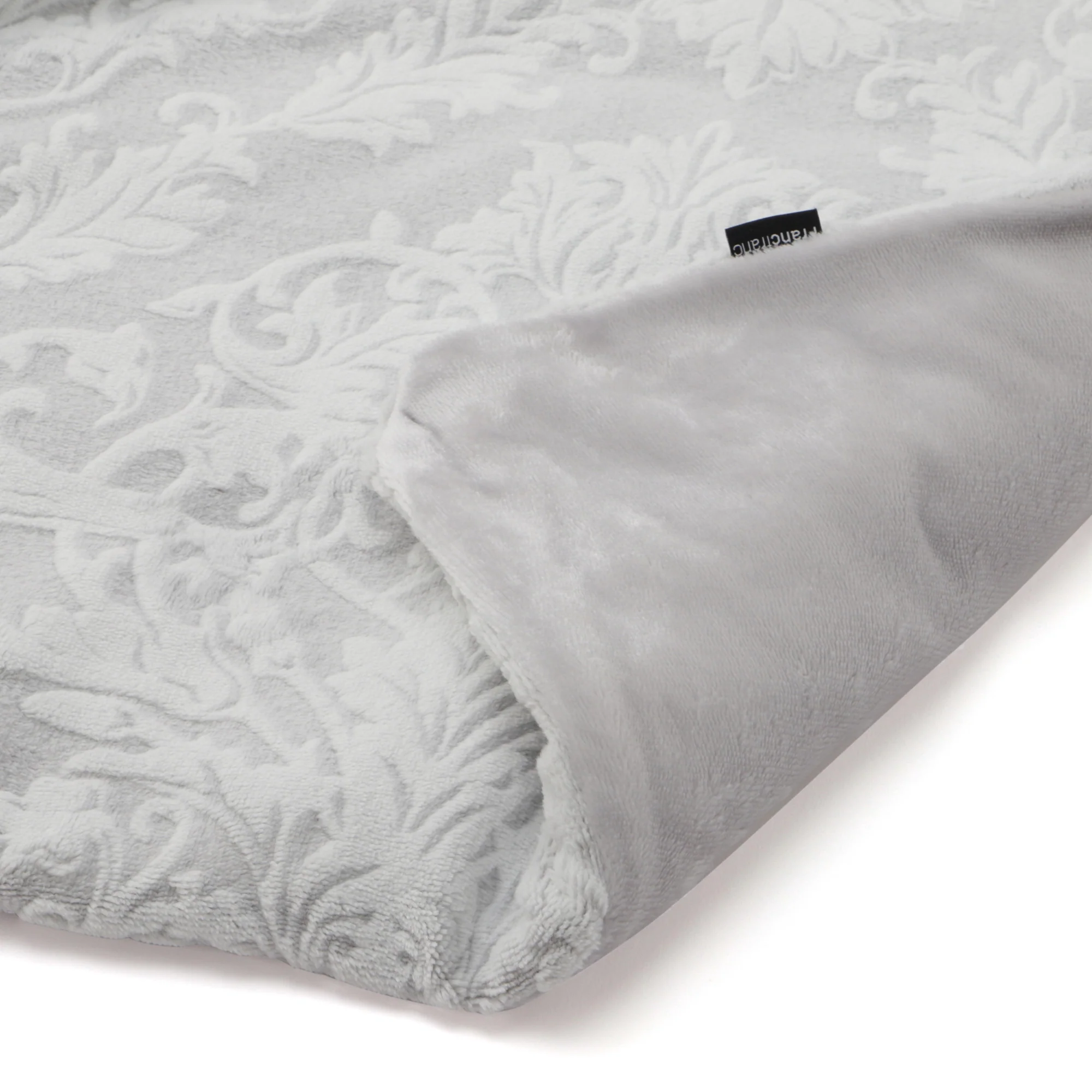 【EC限定】WARMY 重たいブランケット（毛布） ダマスク ダブル 1800×2000 グレー - Image 3