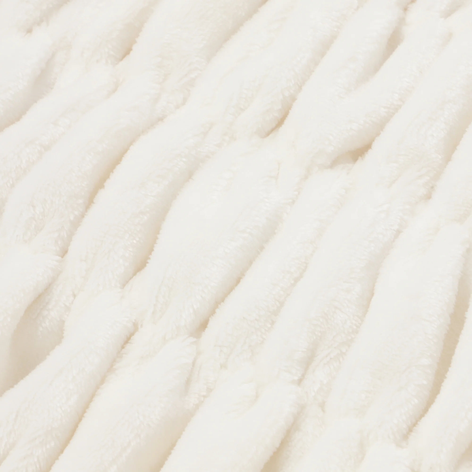 WARMY CICA リップル ブランケット（毛布） ダブル 1800×2000 アイボリー - Image 4