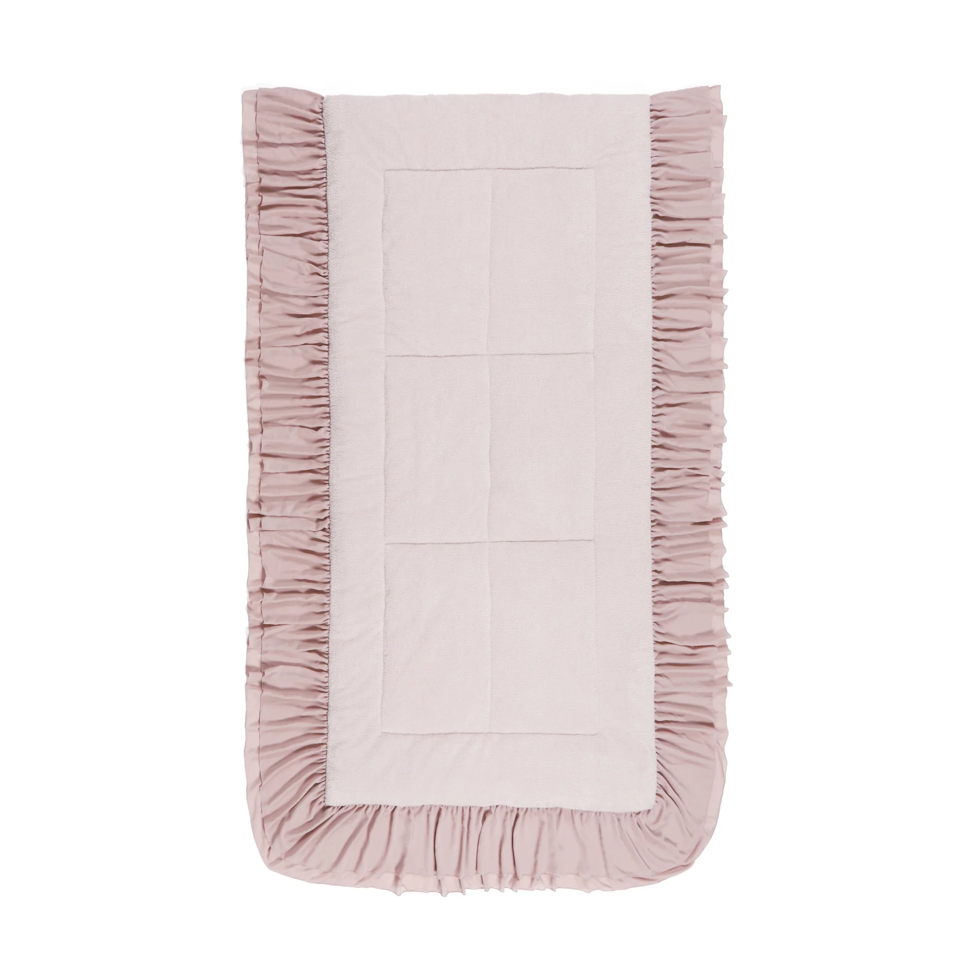 WARMY ホワモコ フリル ベッドパッド セミダブル ピンク - Image 6