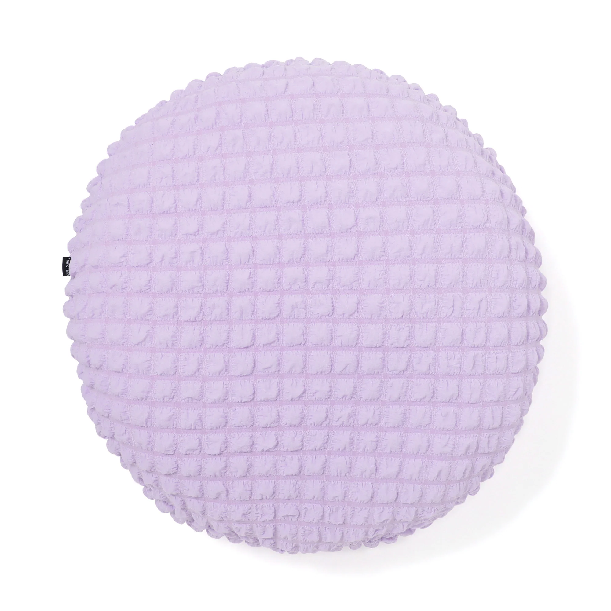 ポップコーンワッフル フロアクッション φ60 ライトパープル - Image 3