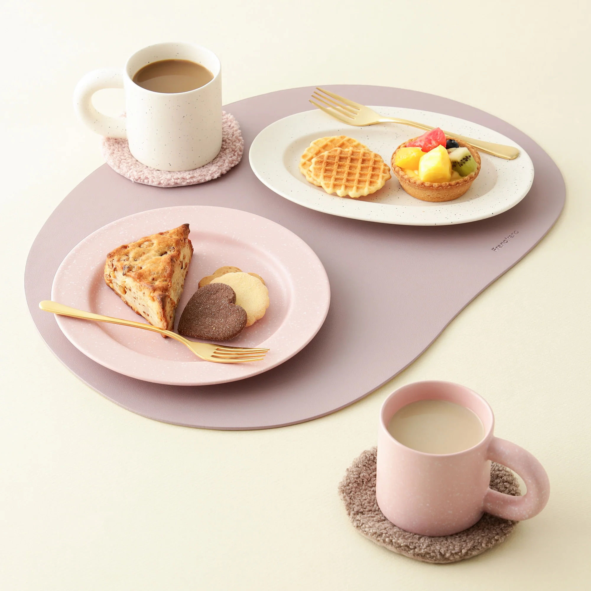 リバーシブル ランチマット ピンク - Image 6