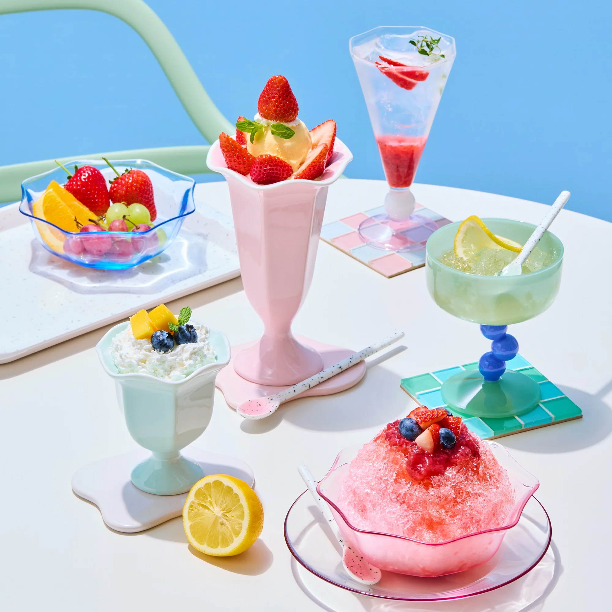 タイルコースター ブルー×グリーン - Image 5