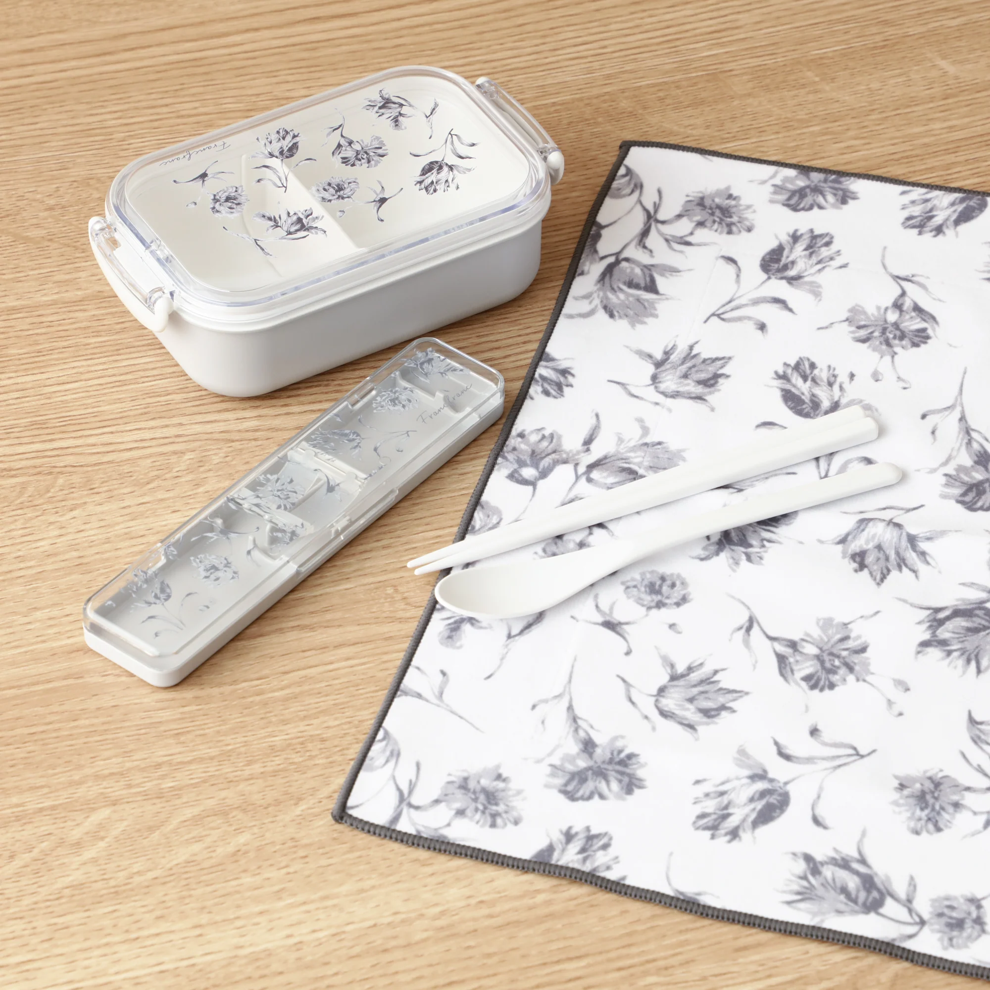 結ばず包める ランチクロス リリア グレー - Image 10