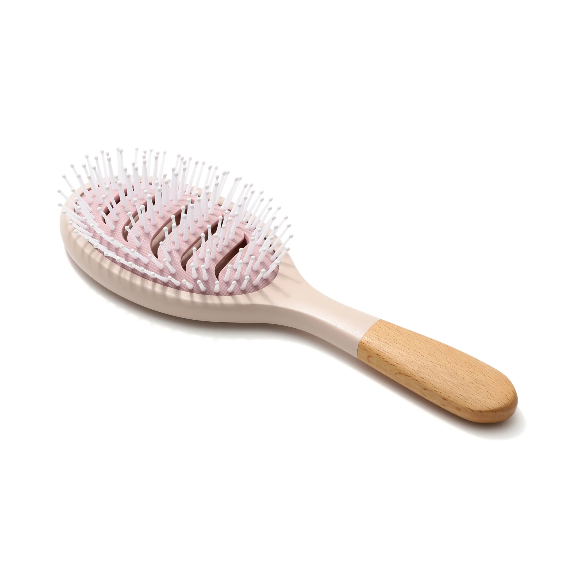 ベントオーバル ヘアブラシ ナチュラル - Image 2