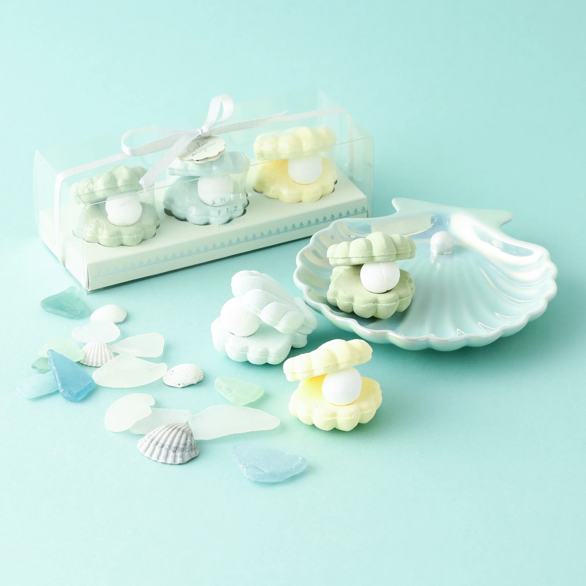 カドミニョン シェルフィズ ライトグリーン（3個セット/入浴剤） - Image 8