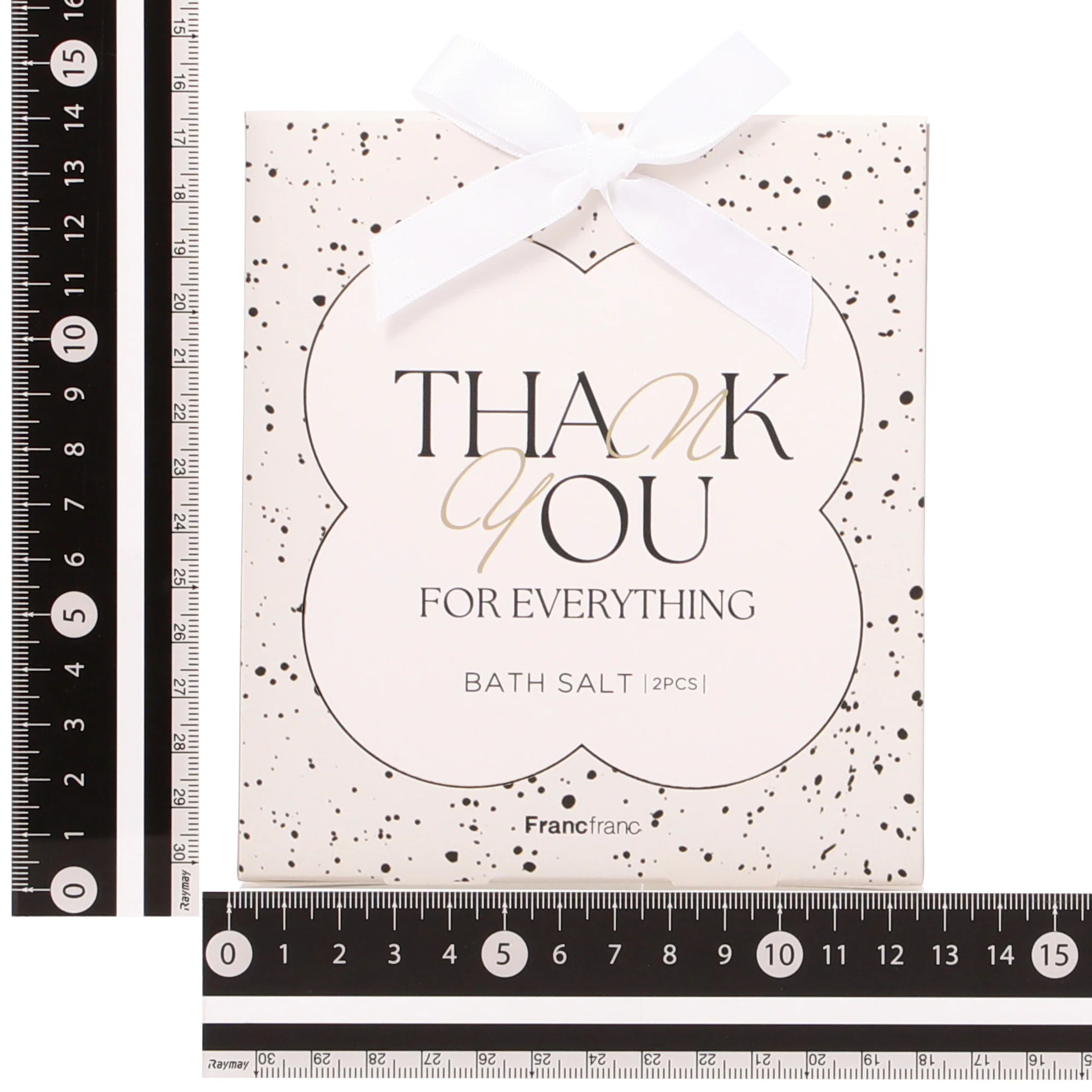 バスソルト2包入り メッセージ ホワイト - Image 6