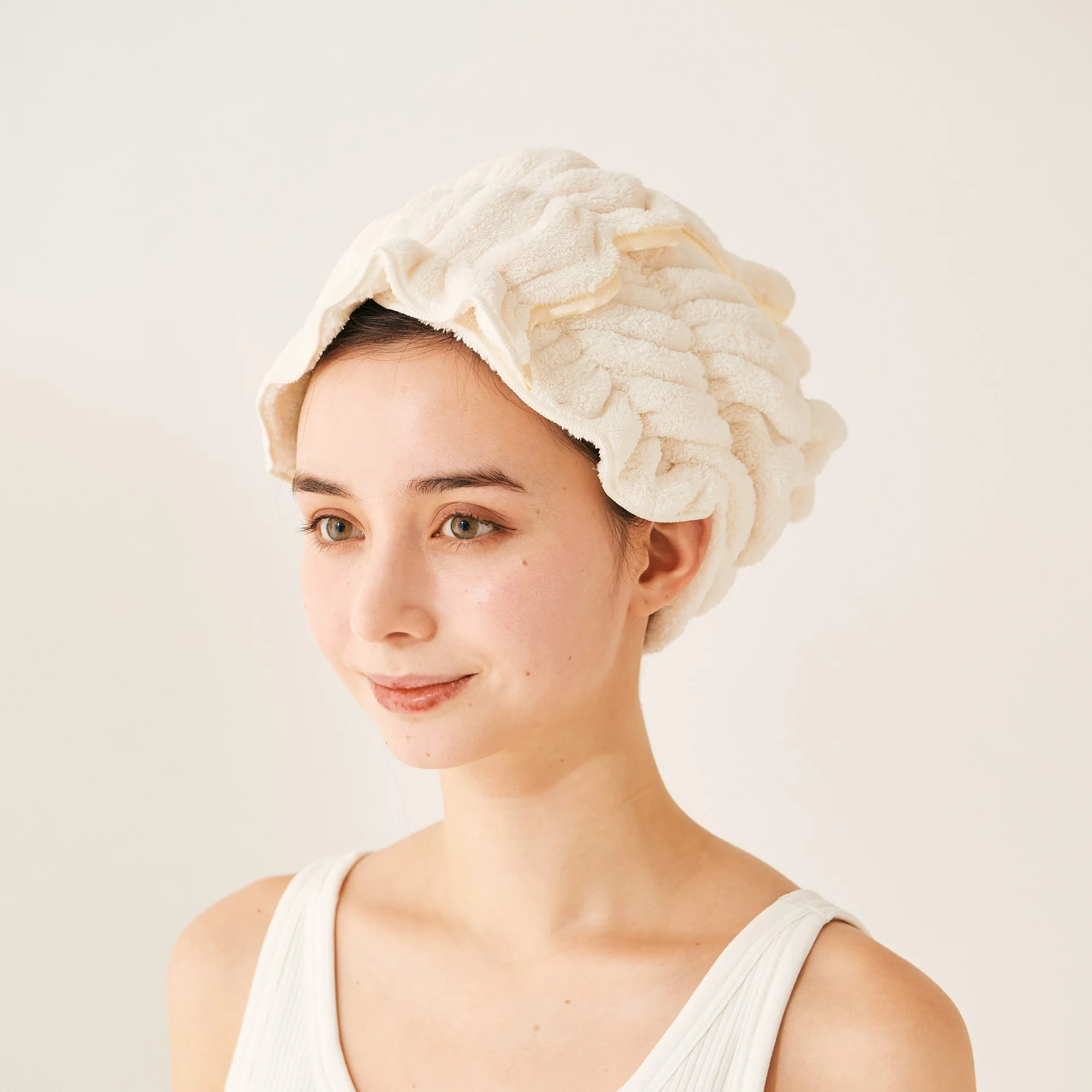 ヘアドライタオル アイボリー - Image 7