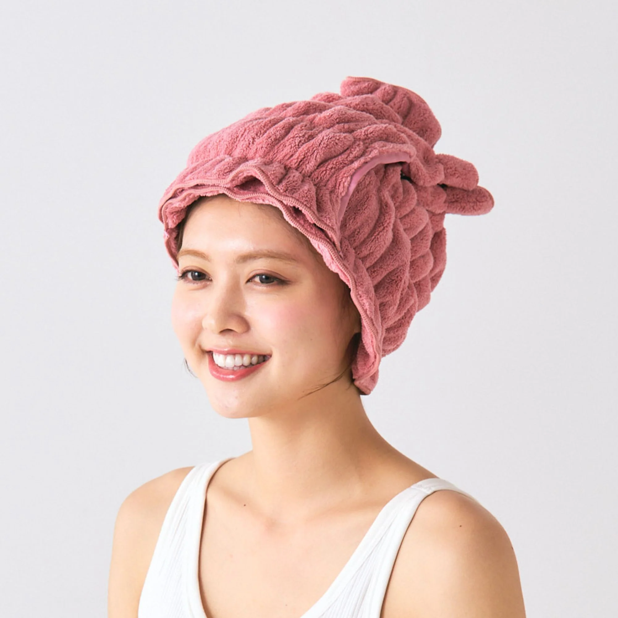 ヘアドライタオル ブルー - Image 7