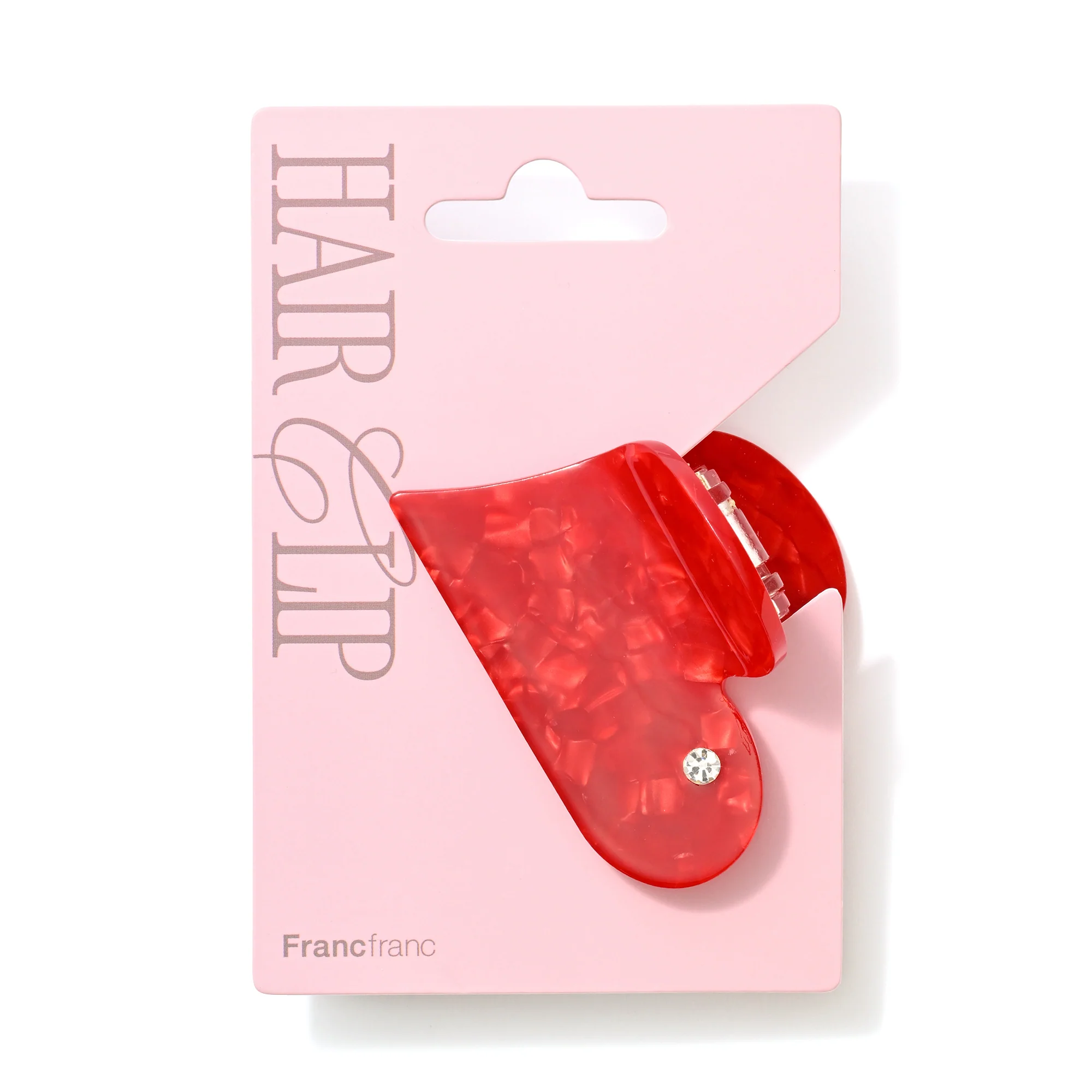 ハート ヘアクリップ レッド - Image 6
