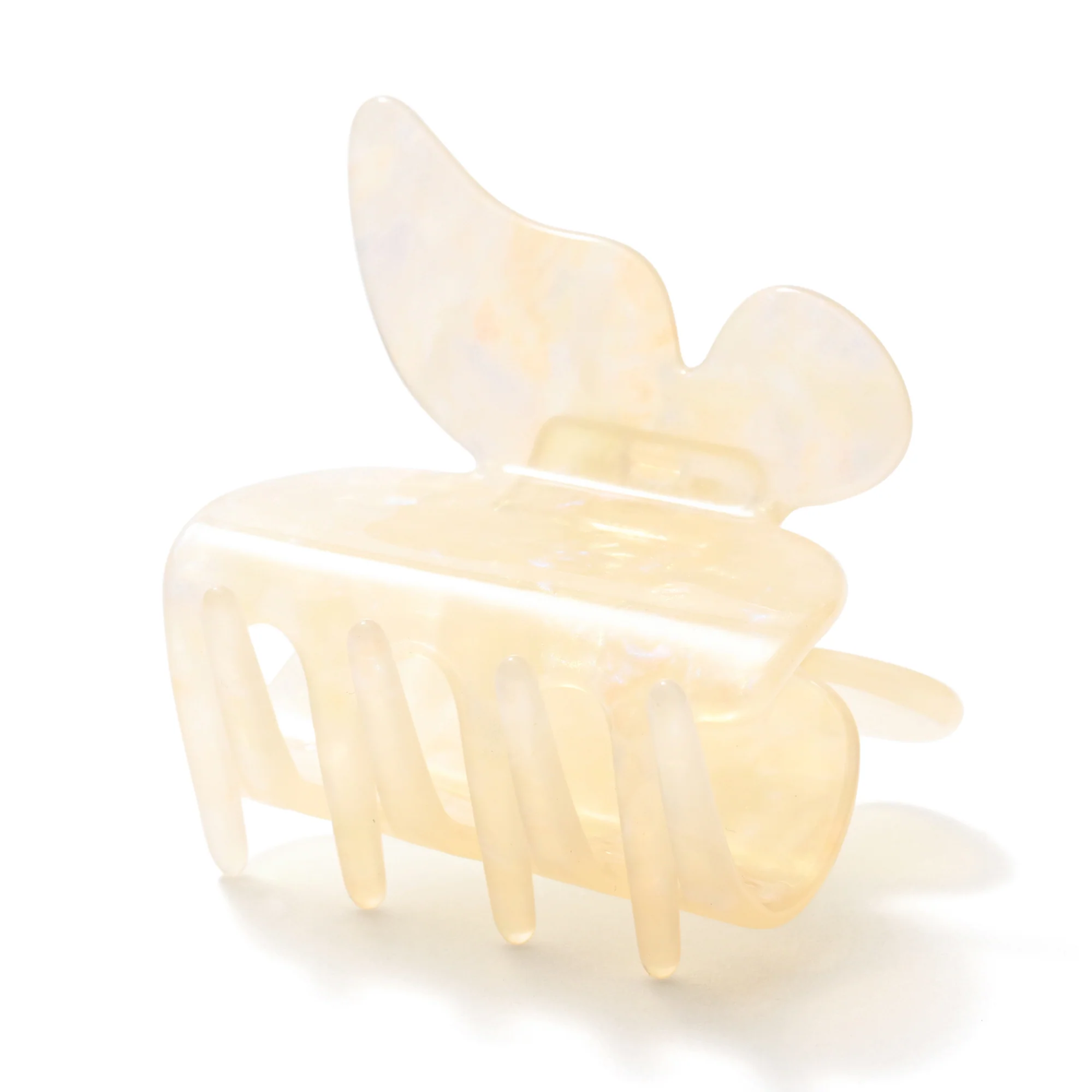 バタフライ ヘアクリップ ホワイト - Image 5