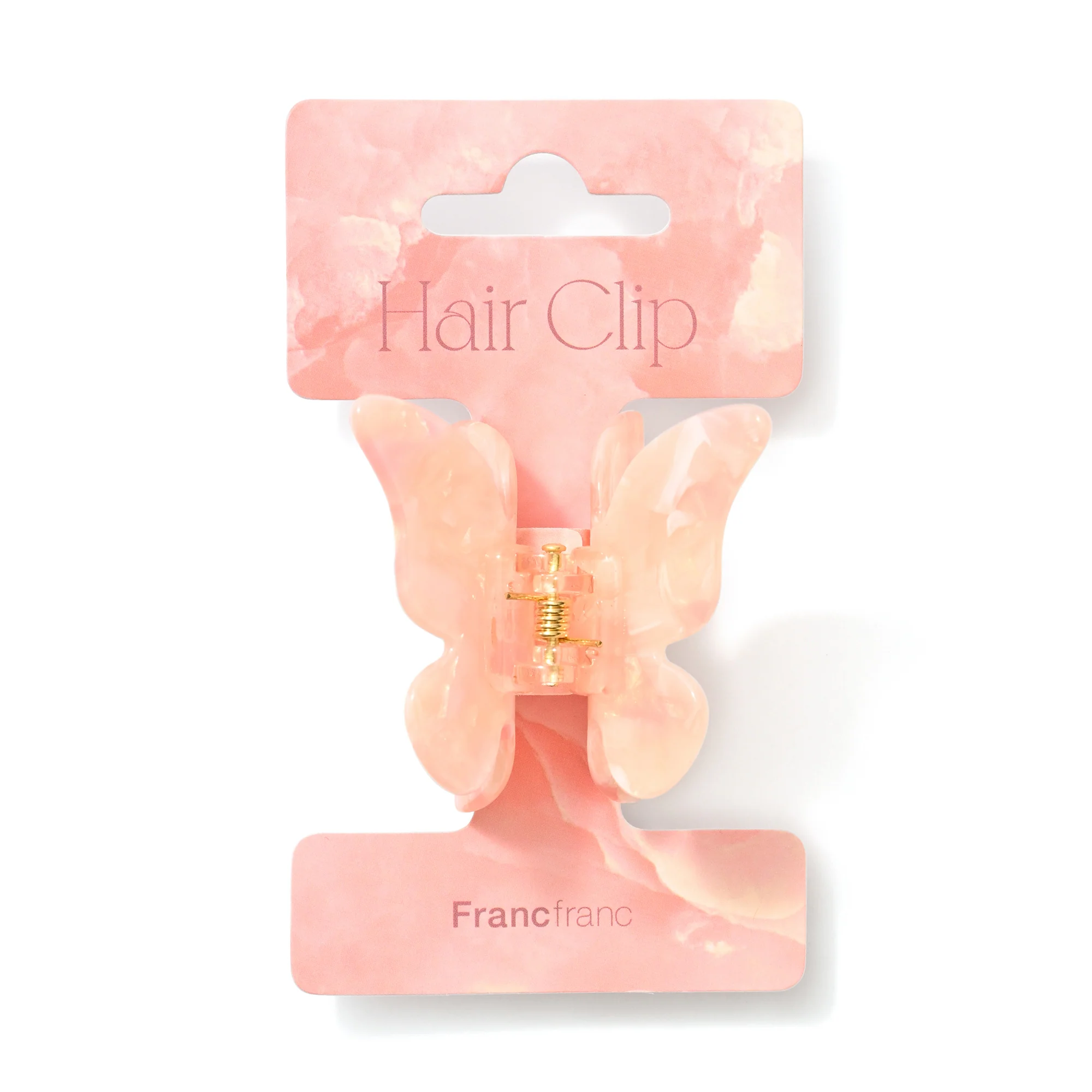 バタフライ ヘアクリップ オレンジ - Image 7