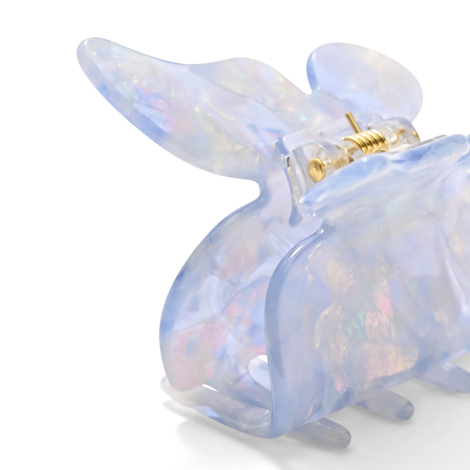 バタフライ ヘアクリップ ライトブルー - Image 6