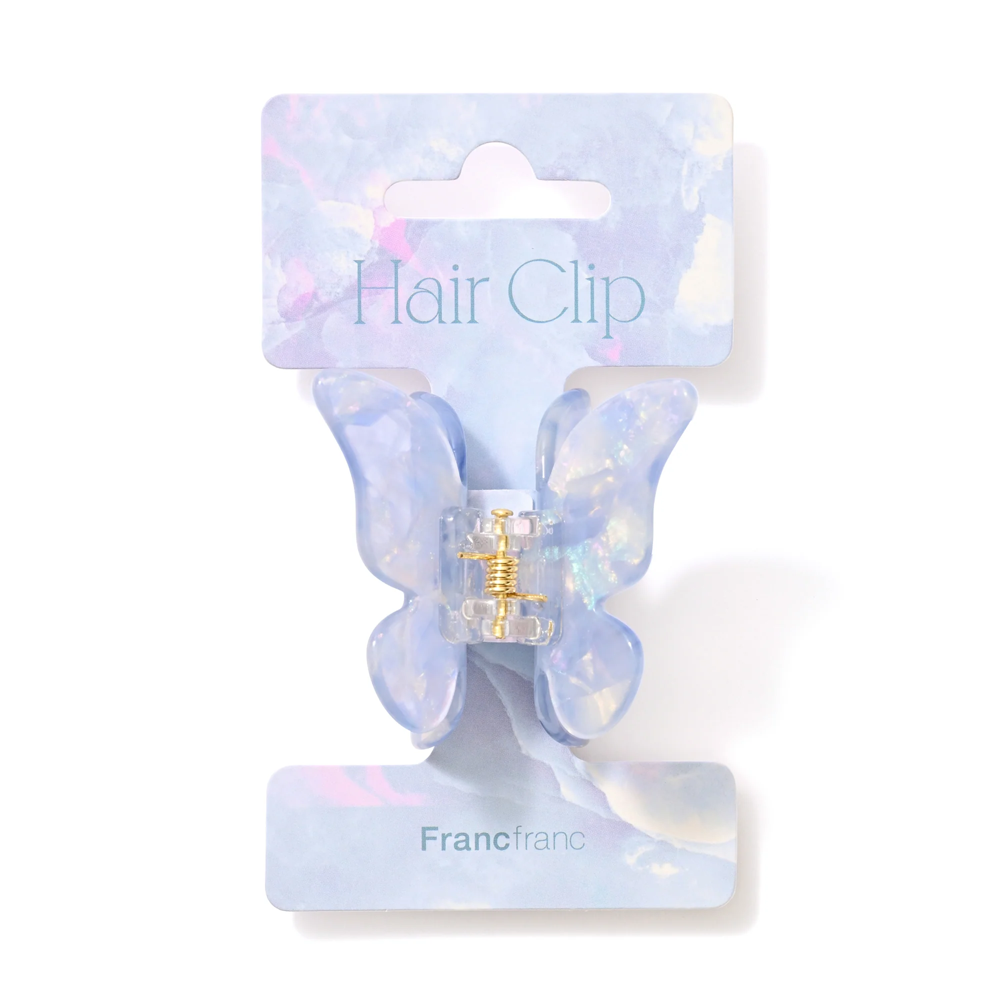 バタフライ ヘアクリップ ライトブルー - Image 7