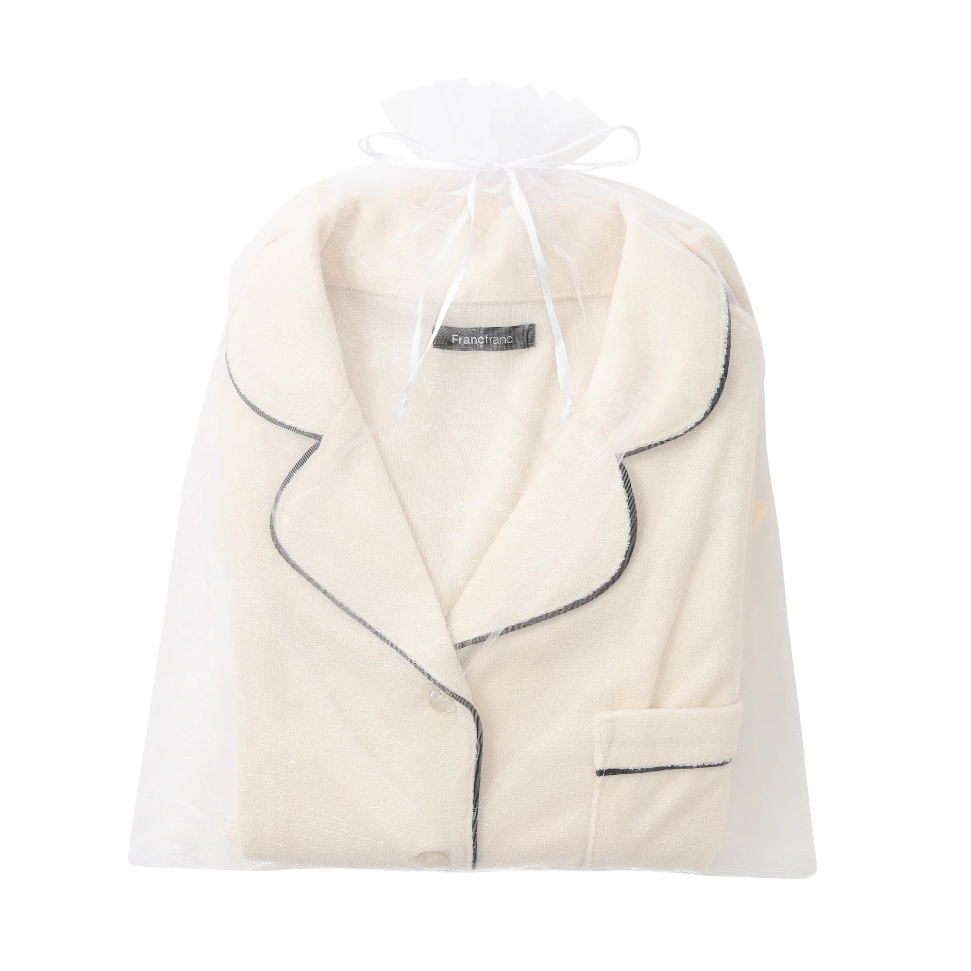 キシリトール加工 パイルパジャマ ベージュ - Image 13