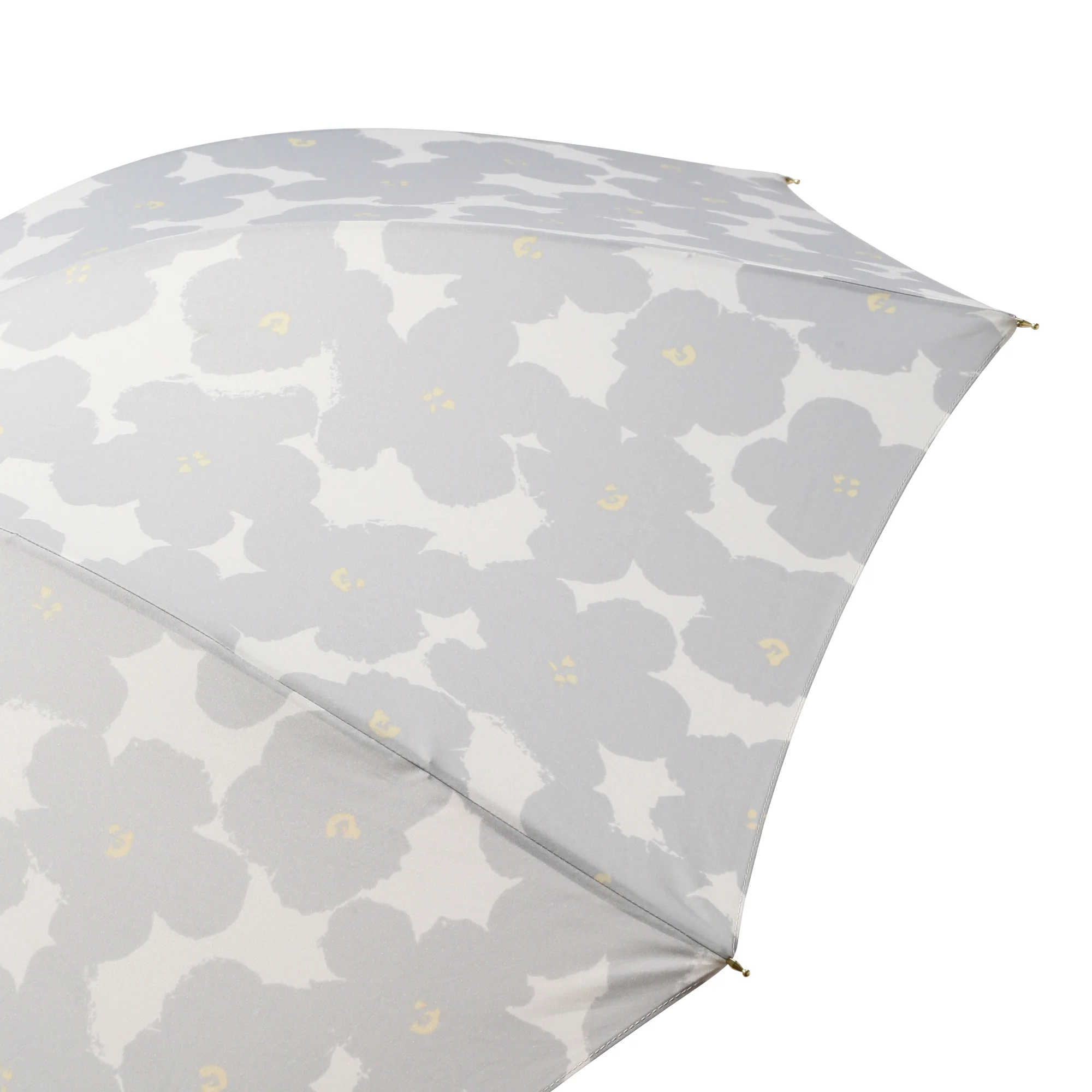 ハナプリント 長傘 58cm グレー（晴雨兼用） - Image 5