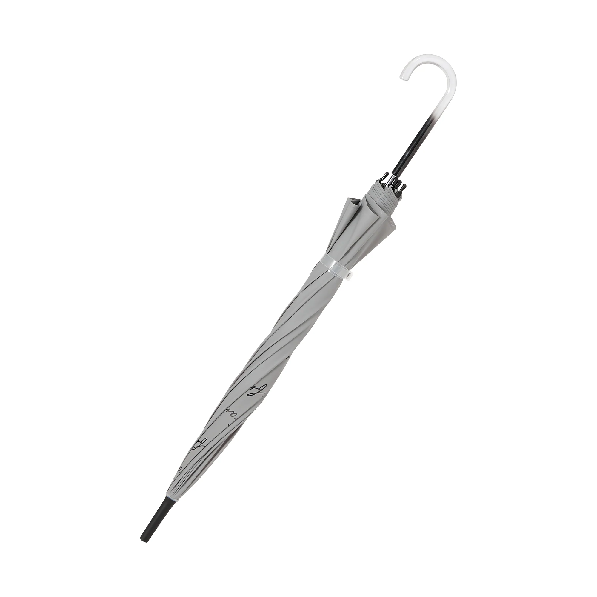 プリュイ ロゴ 長傘 58cm グレー【2022年モデル】 - Image 6