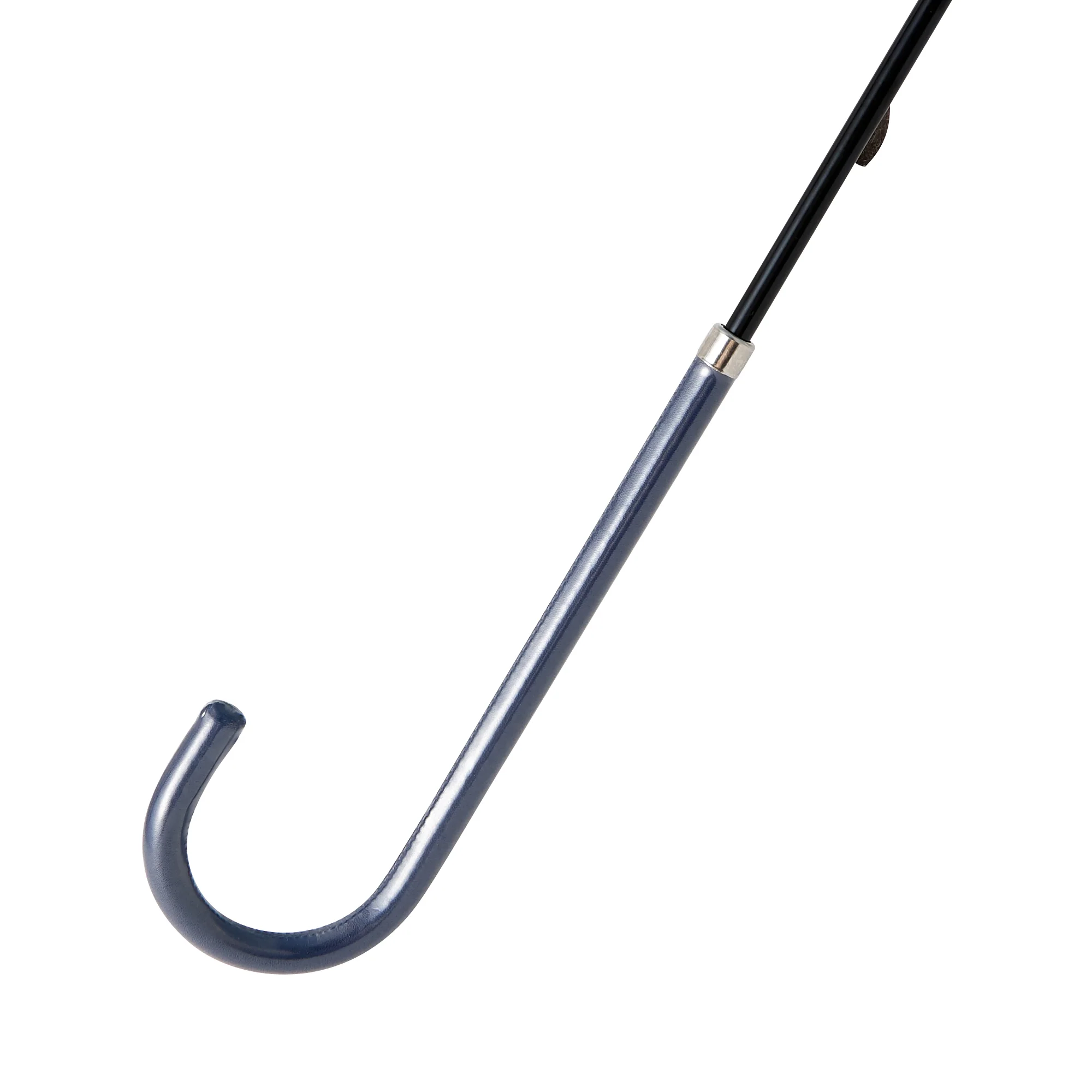 クリアアンブレラ カラーパイピング 長傘 58cm グレー - Image 5