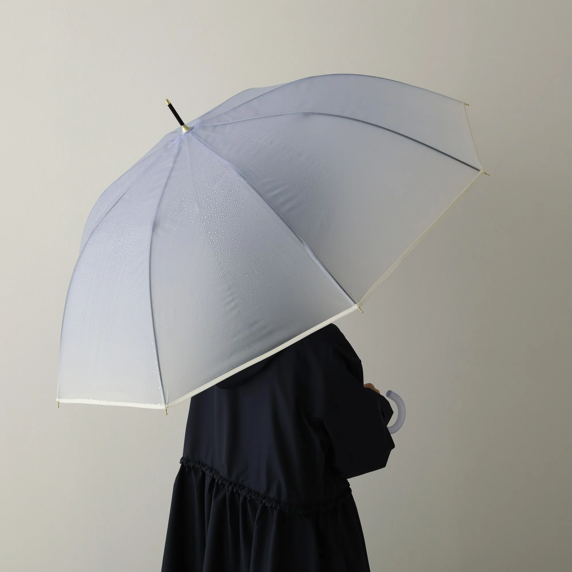 コスメティック アンブレラ 長傘 61cm パープル - Image 10